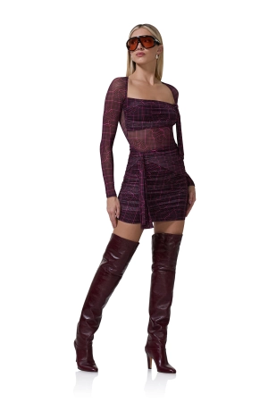 Kylie Dress - Twisted Plaid
