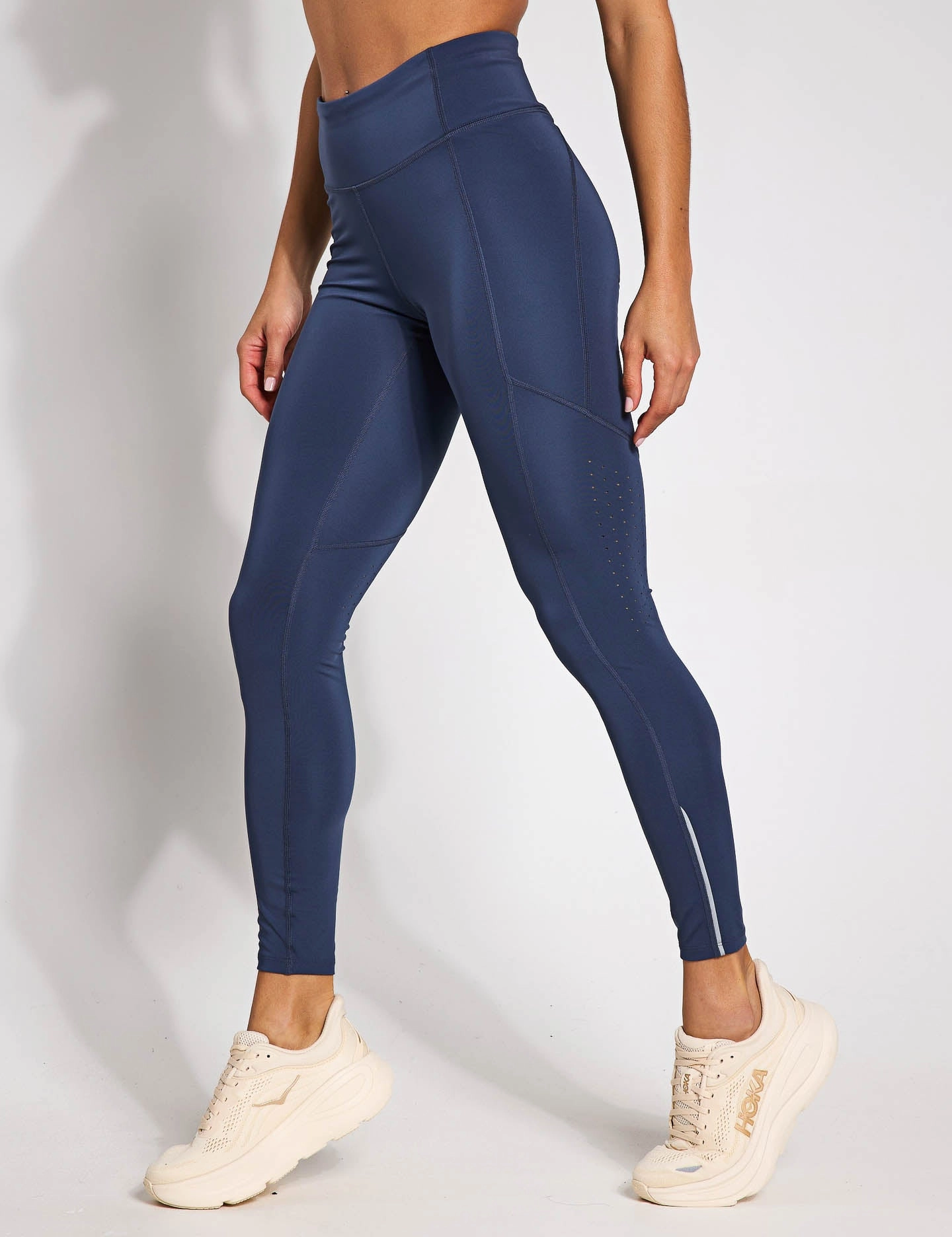 Launch Tights - Downpour Grey/Reflective