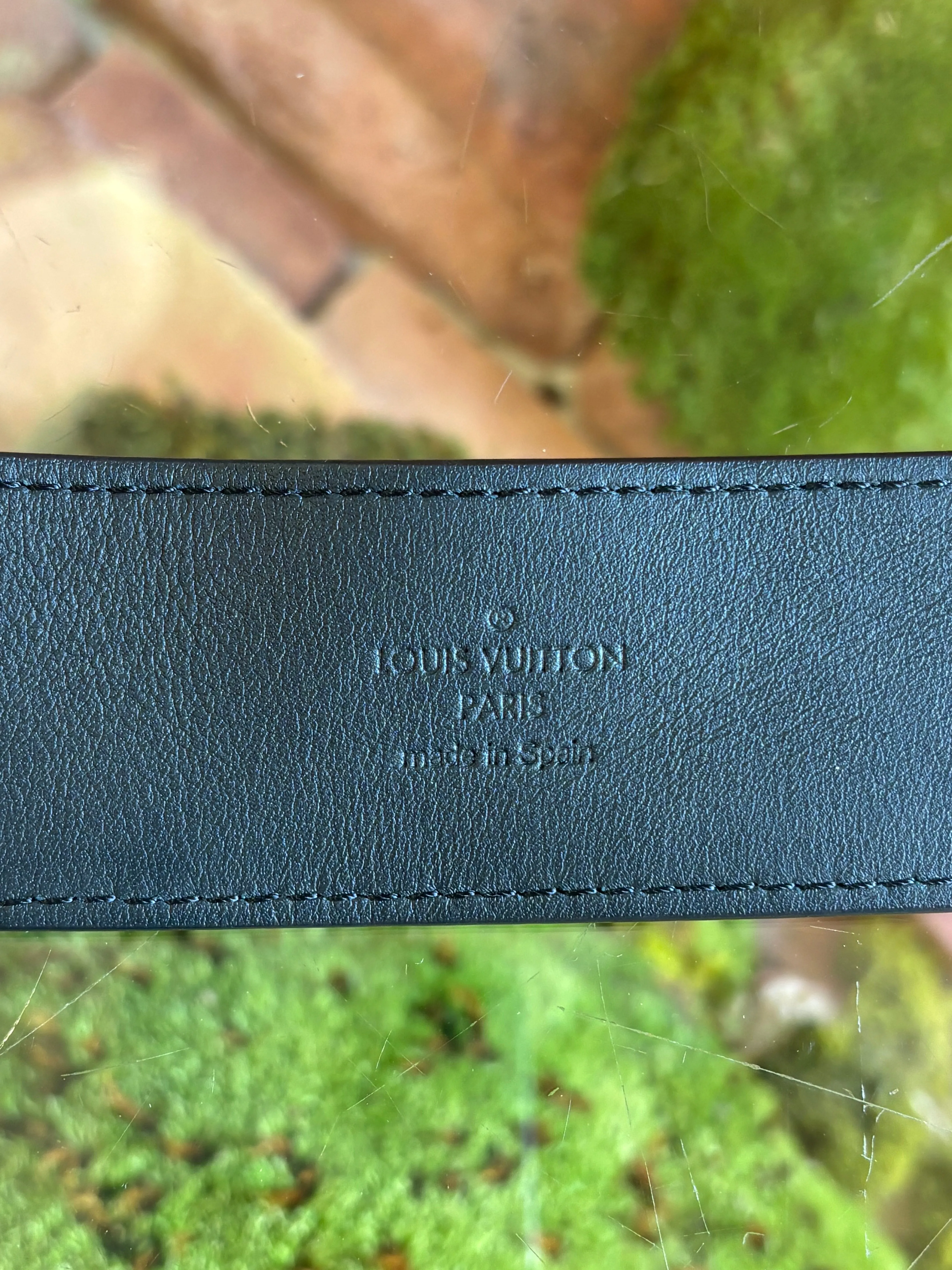 LOUIS VUITTON Monogram LV Pyramide Belt