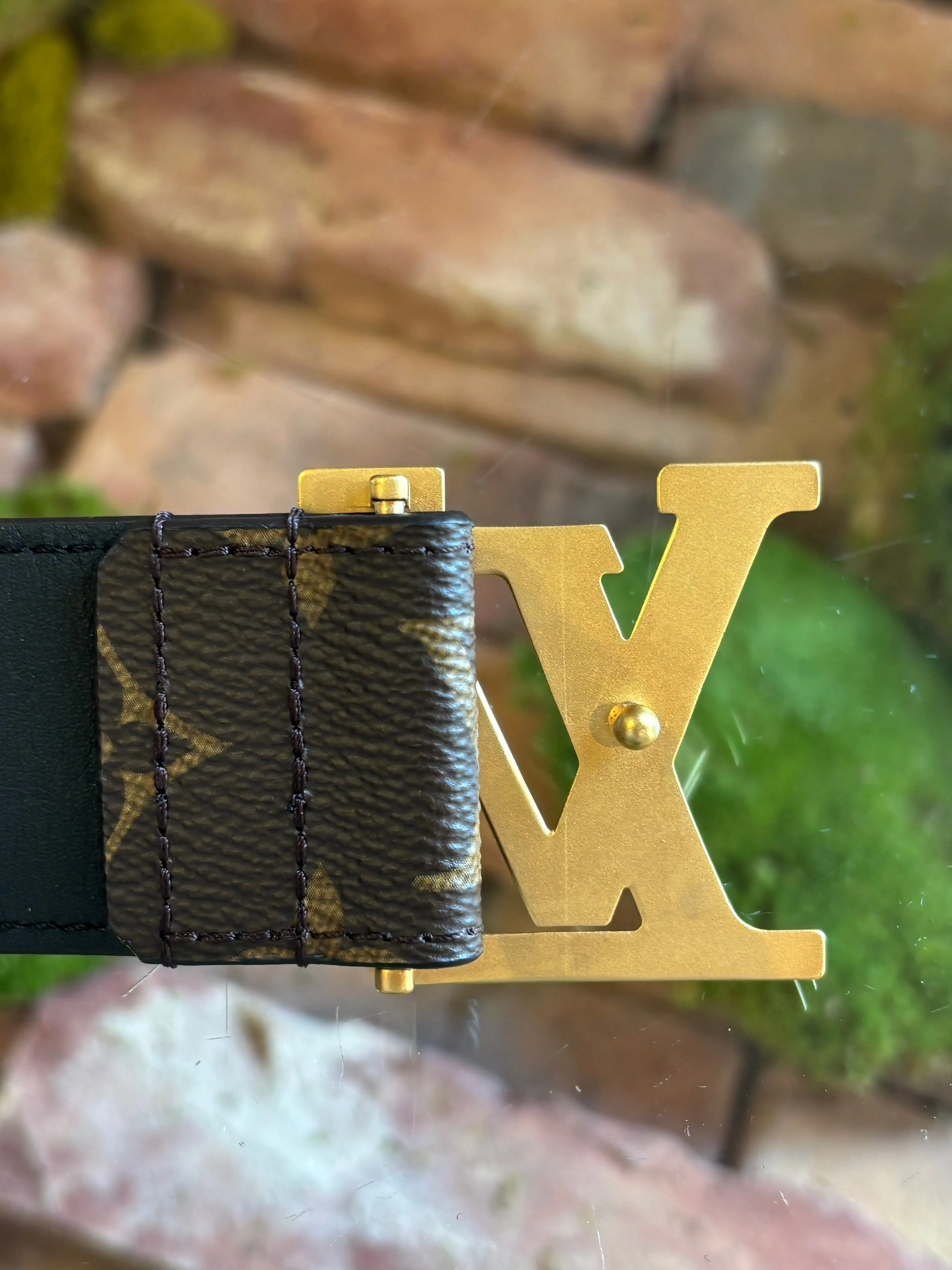 LOUIS VUITTON Monogram LV Pyramide Belt