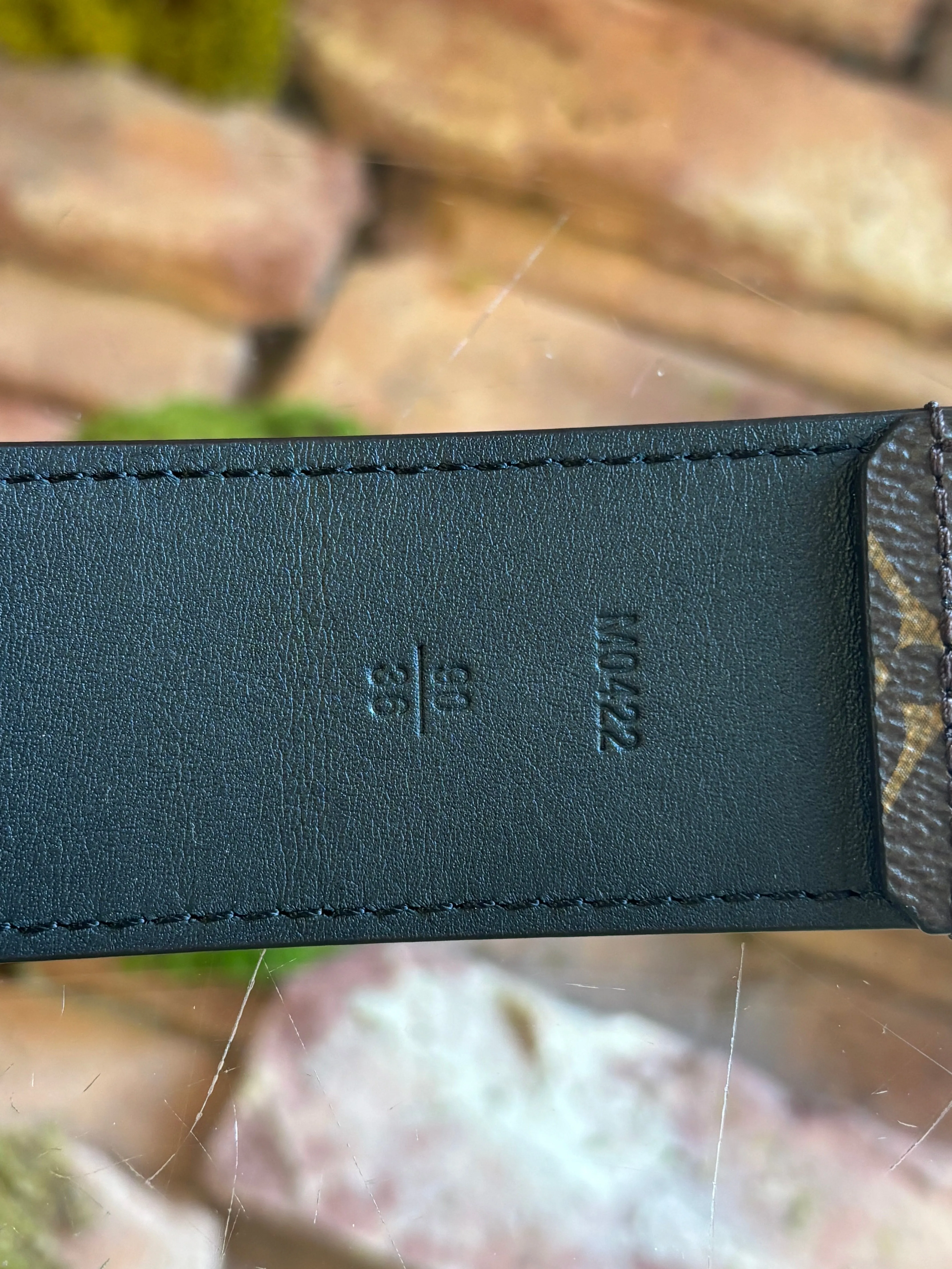 LOUIS VUITTON Monogram LV Pyramide Belt
