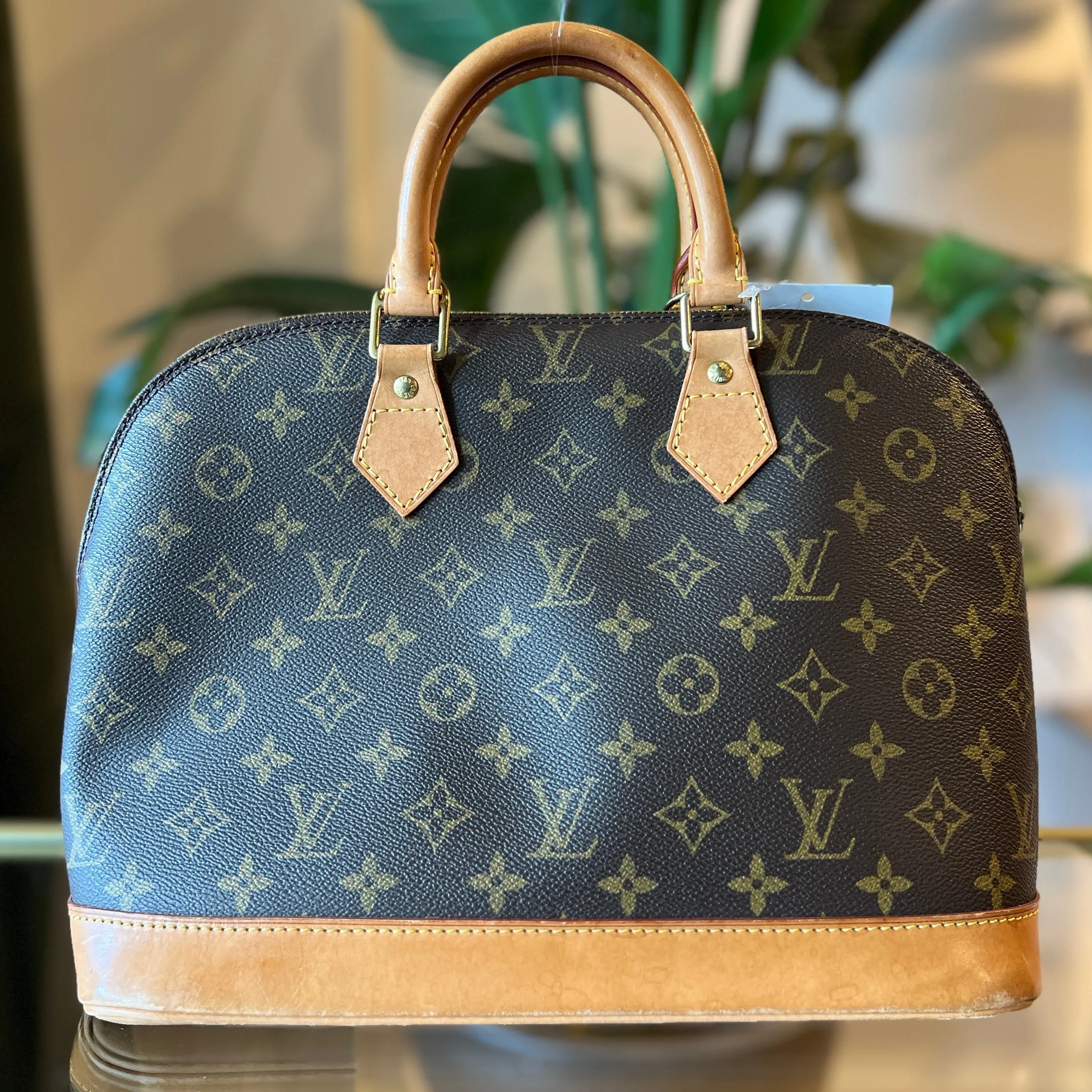 LOUIS VUITTON Vintage Monogram Alma PM Handbag