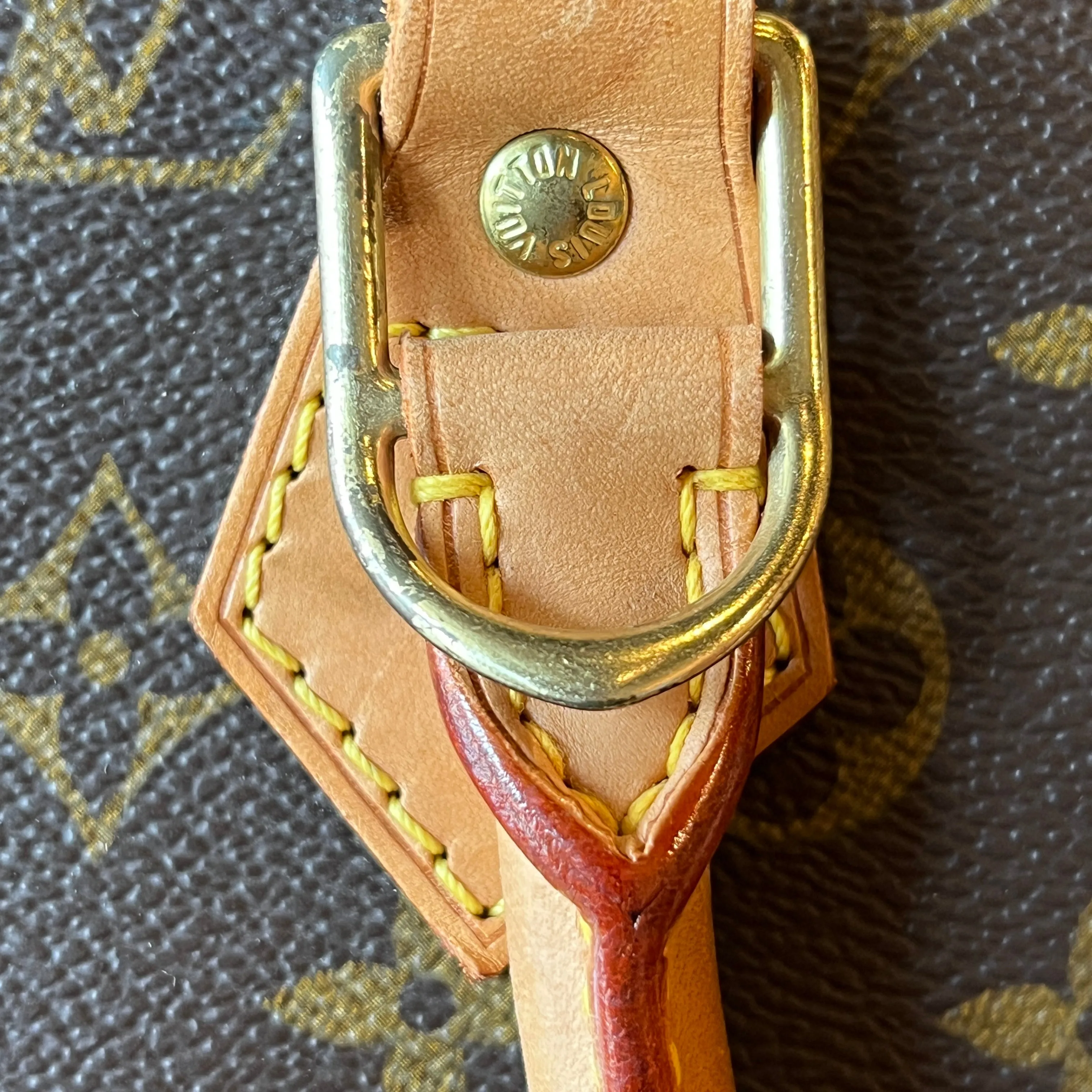 LOUIS VUITTON Vintage Monogram Alma PM Handbag