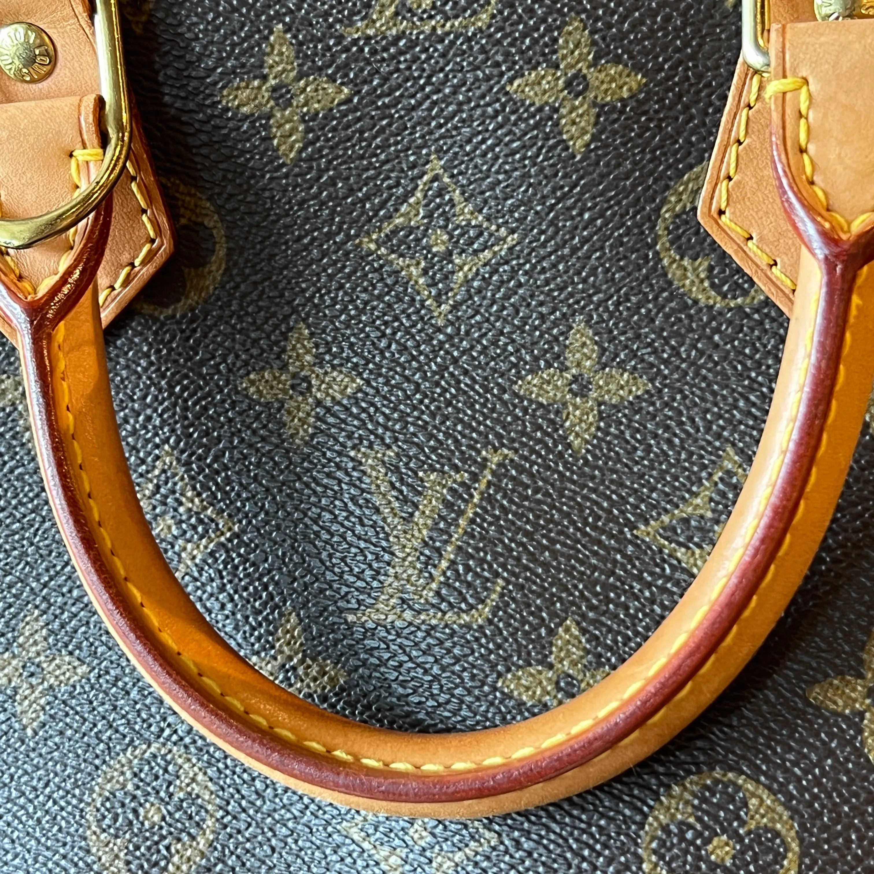 LOUIS VUITTON Vintage Monogram Alma PM Handbag