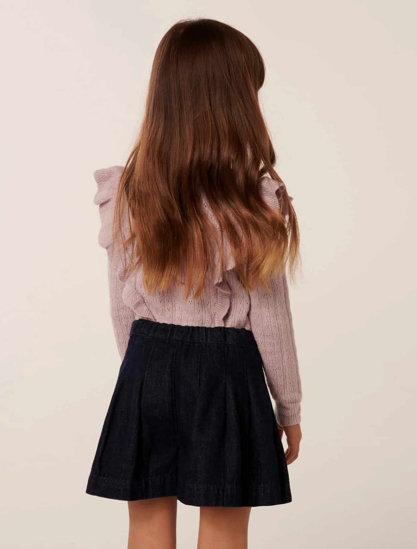 Mabel Girls Denim Skort