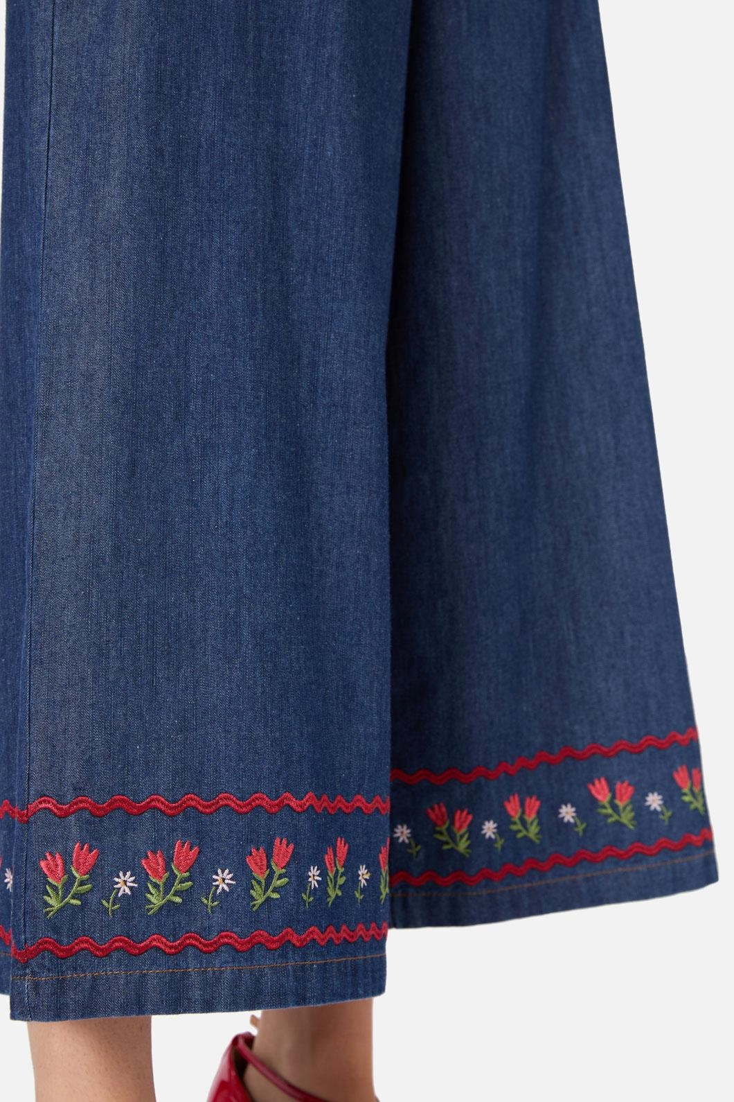 Meadow Embroidered Culotte
