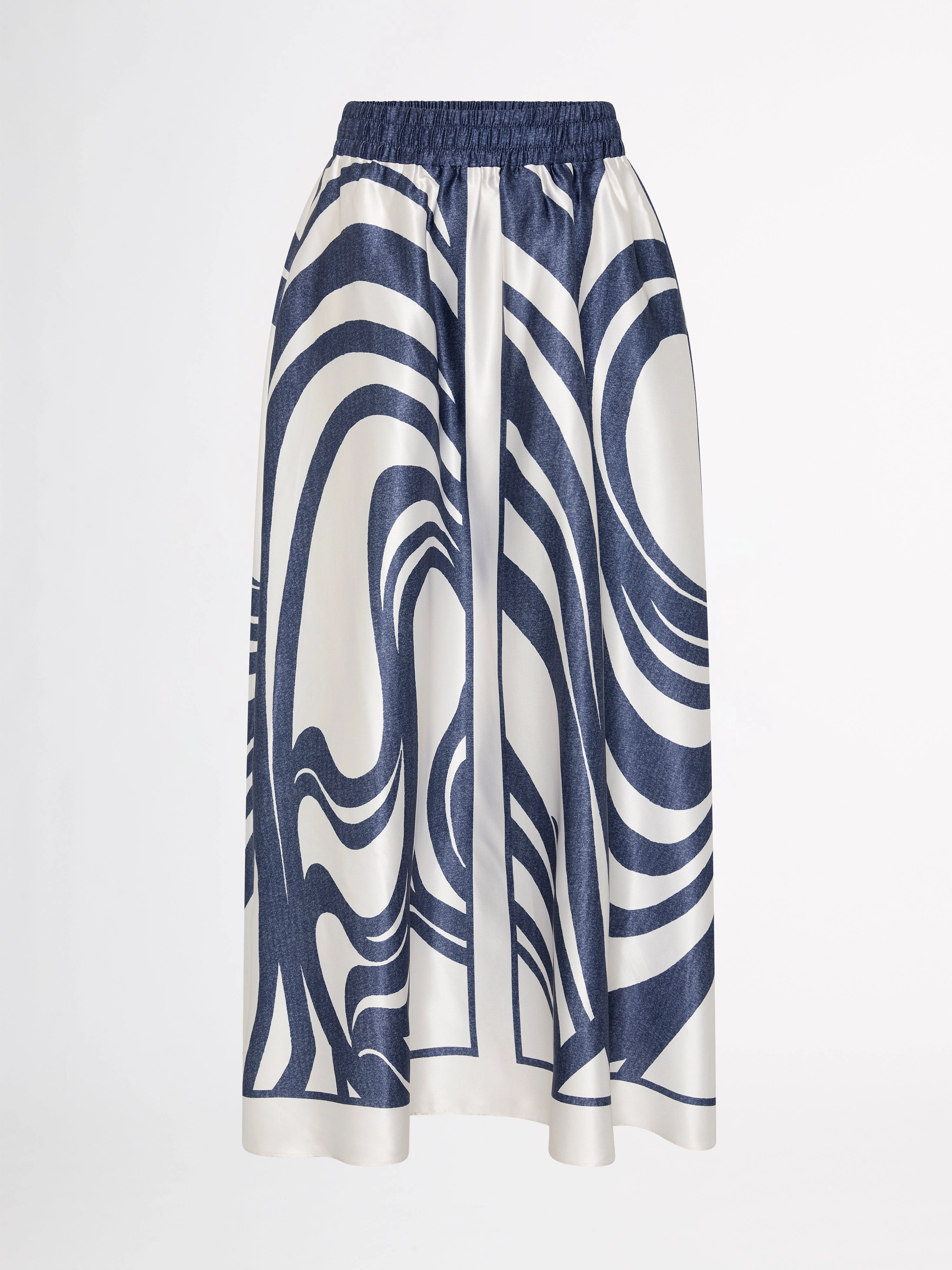 MIRA SWIRL MIDI SKIRT