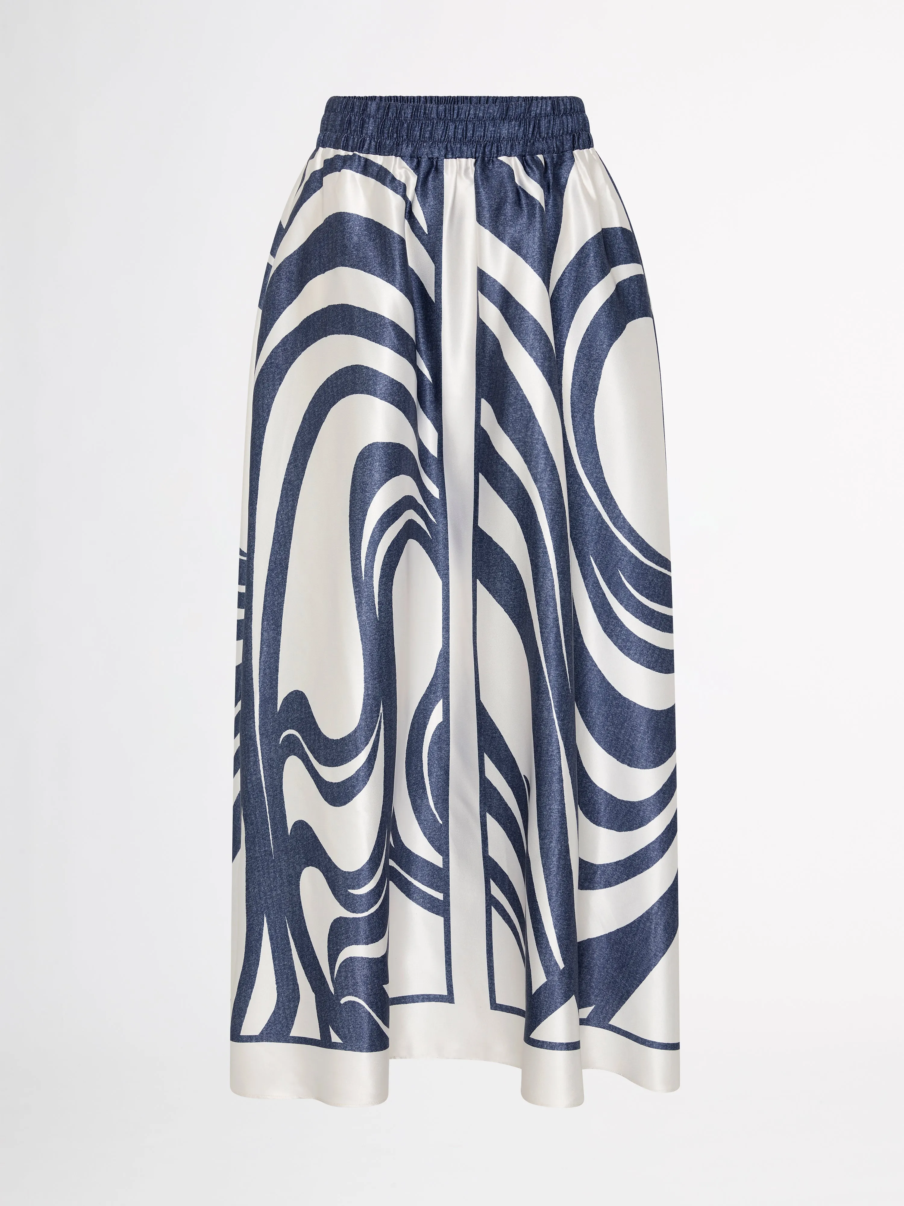 MIRA SWIRL MIDI SKIRT