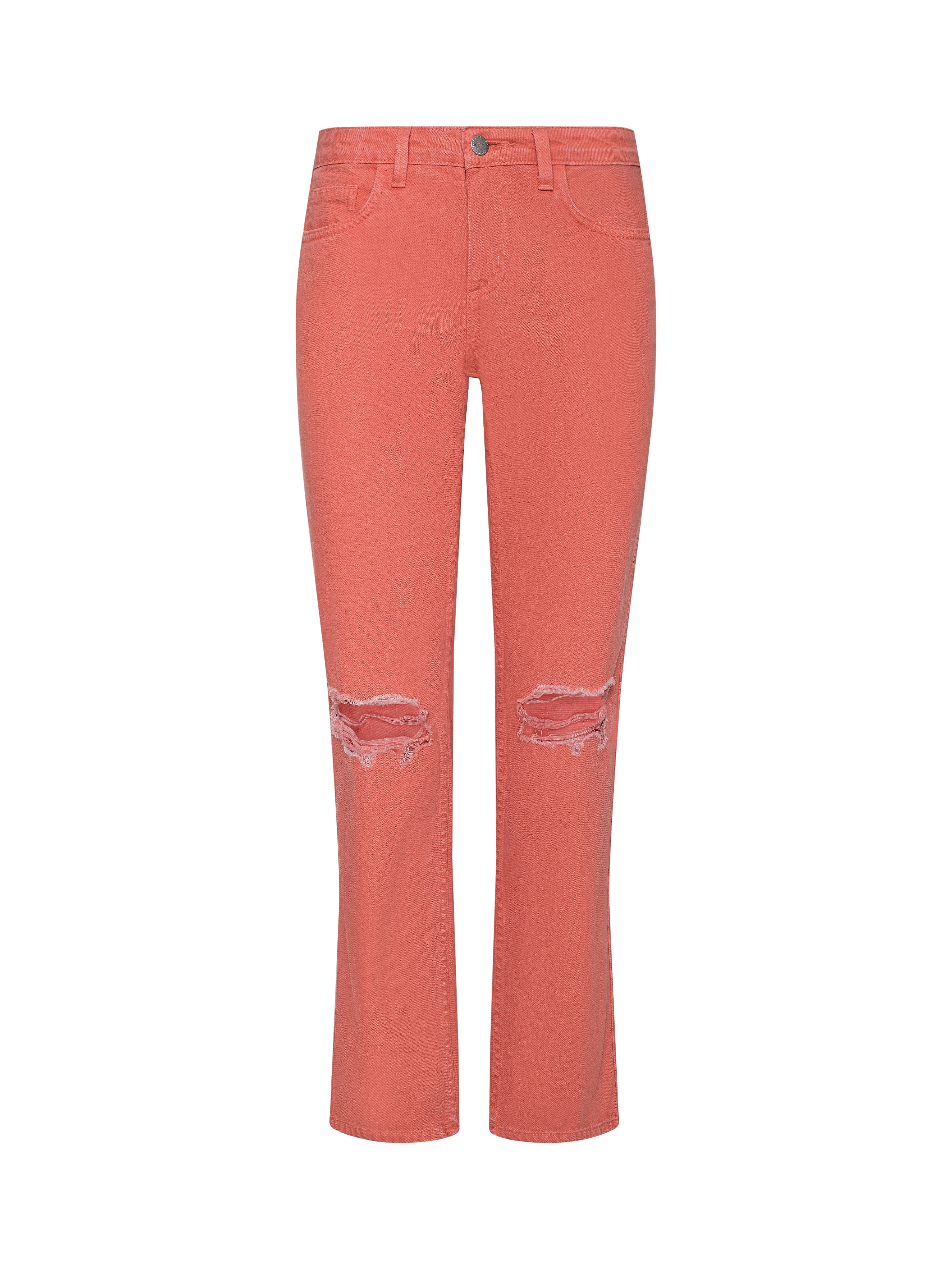 Nevia Slouchy Straight-Leg Jean