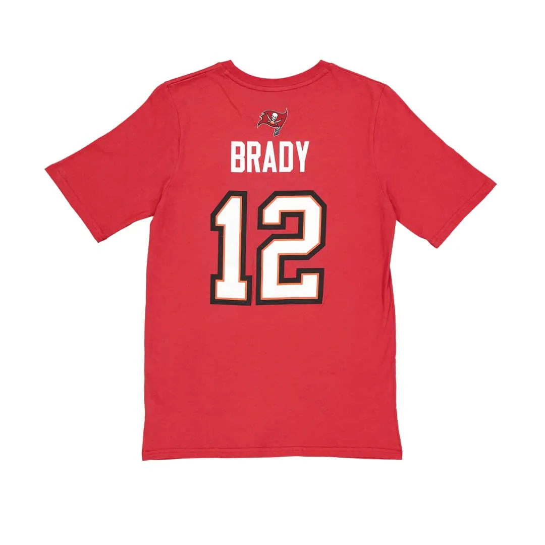 NFL - Kids' (Junior) Tampa Bay Buccaneers Tom Brady Short Sleeve T-Shirt (HK1B7ORD9F20F01 BCNBT)