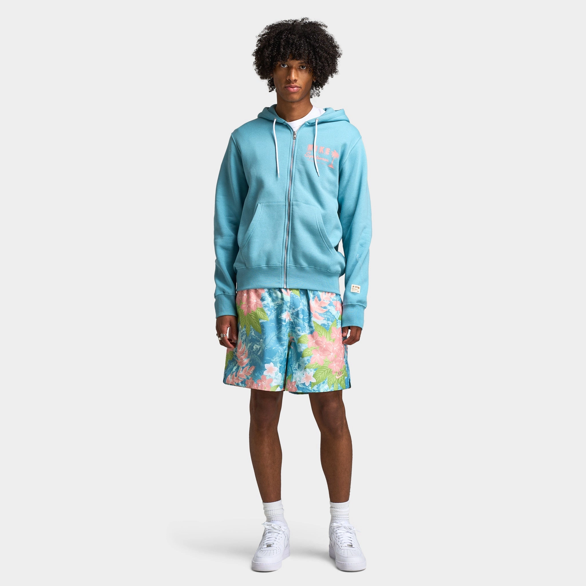 Nike Club Flow Shorts Sweet Mint Foam / Denim Turq - Mint Foam