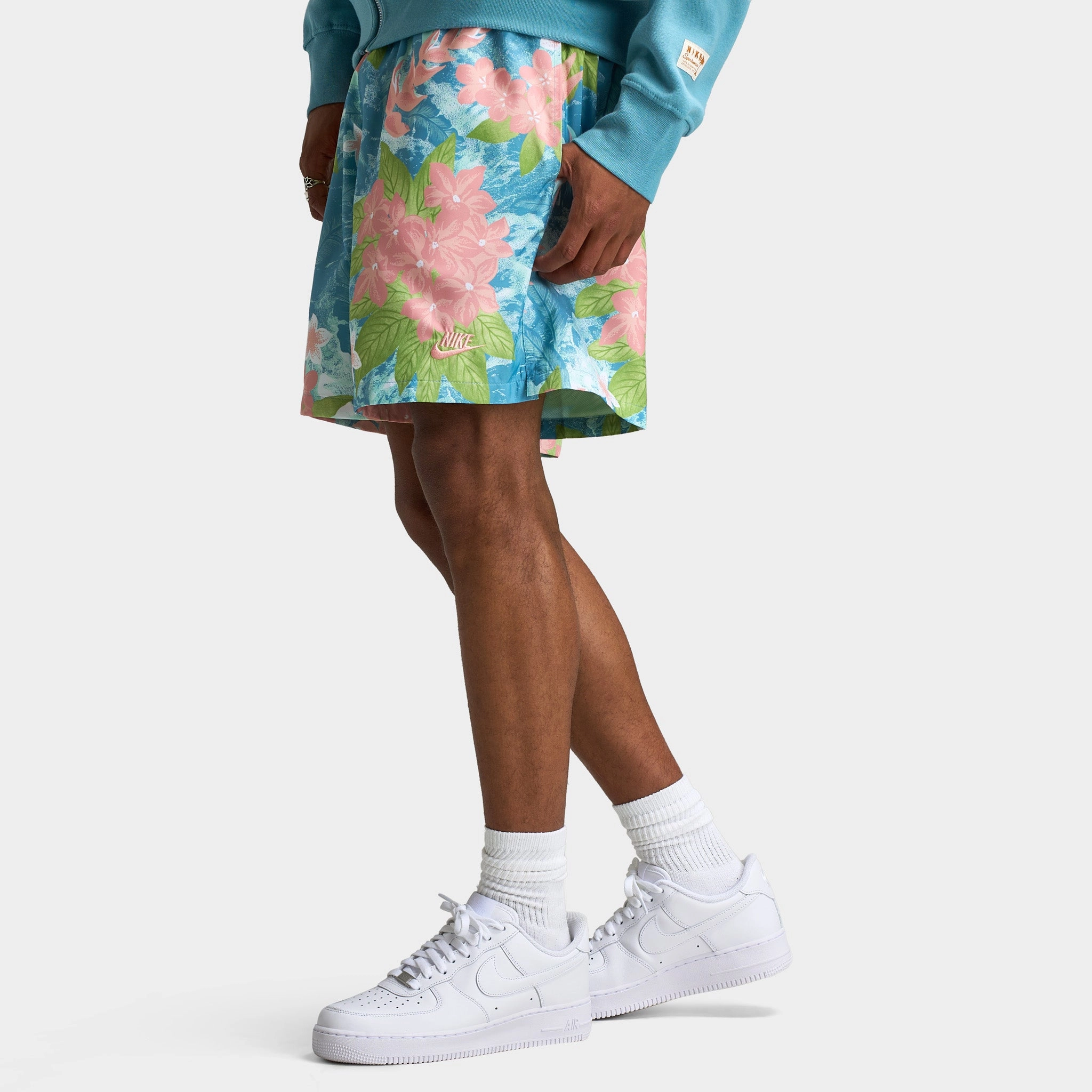 Nike Club Flow Shorts Sweet Mint Foam / Denim Turq - Mint Foam