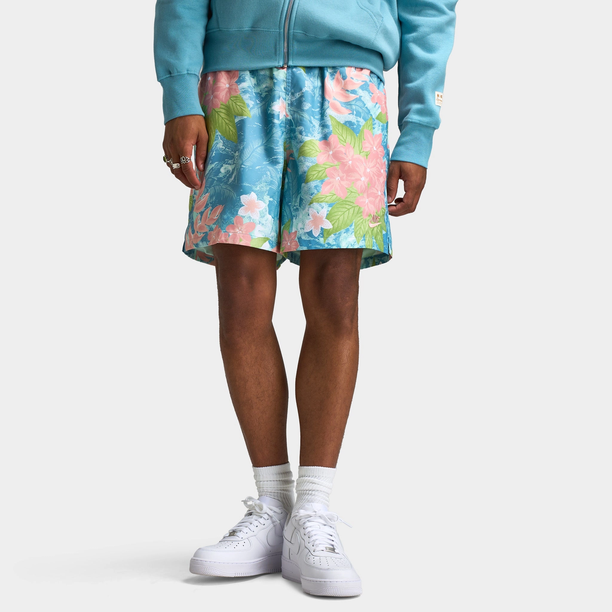 Nike Club Flow Shorts Sweet Mint Foam / Denim Turq - Mint Foam
