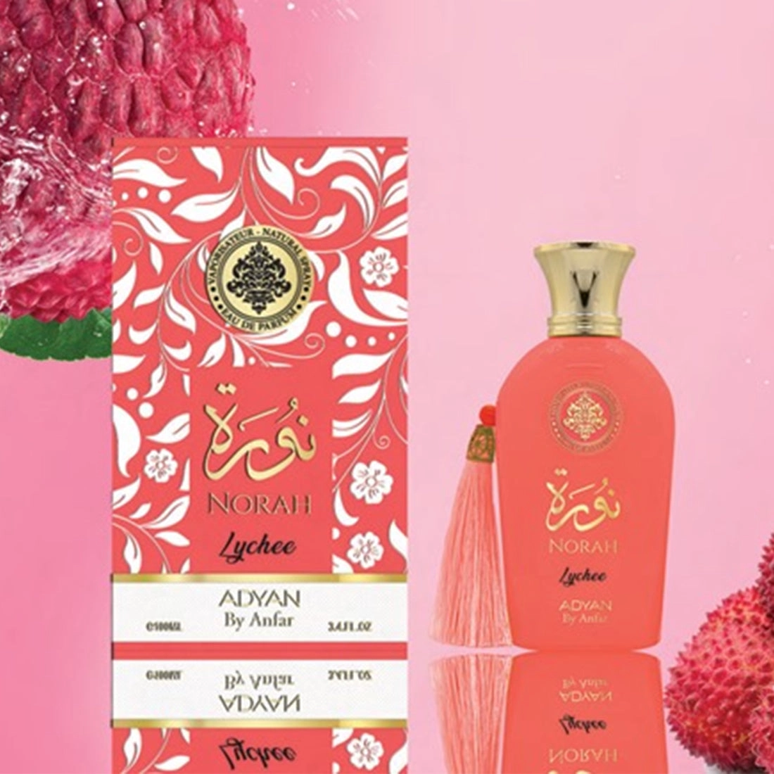 Norah Lychee For Women By Adyan Eau De Parfum Spray 3.4 oz