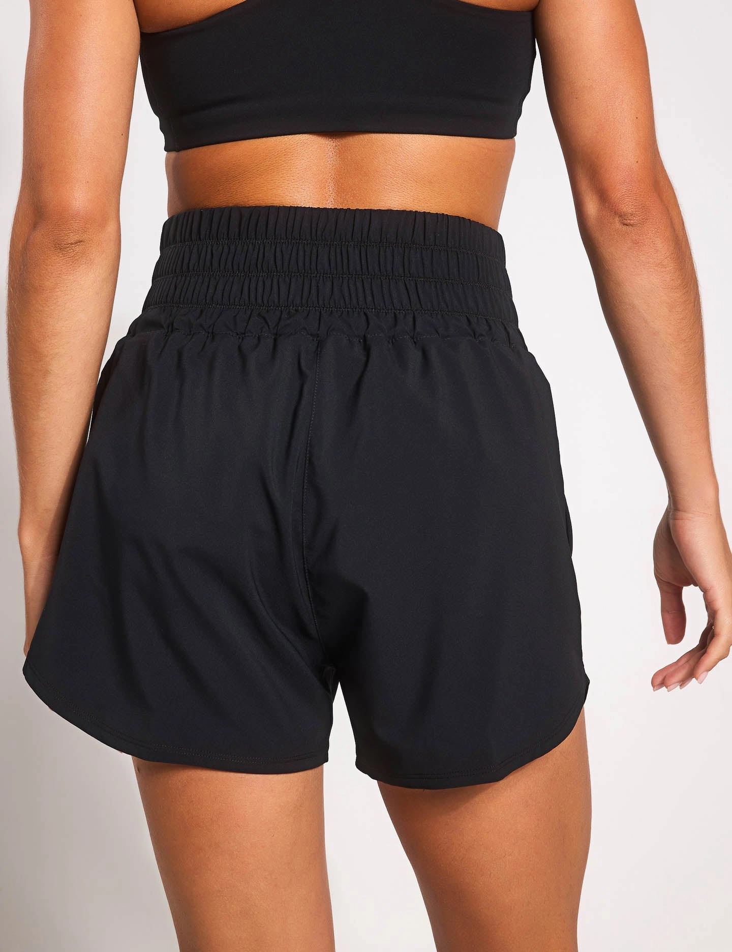 One Ultra High 3" Brief-Lined Shorts - Black