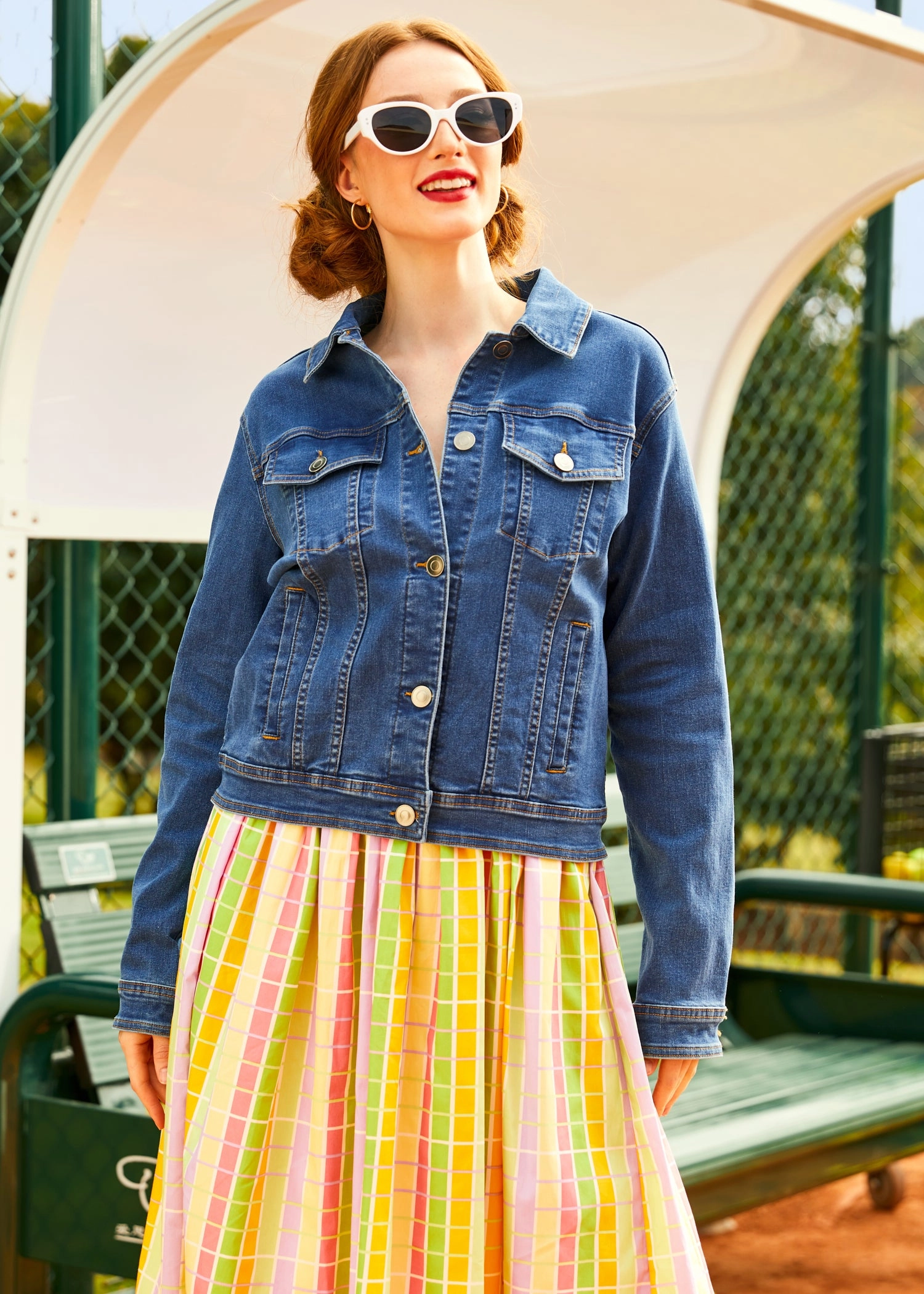 Over the Rainbow Denim Jacket