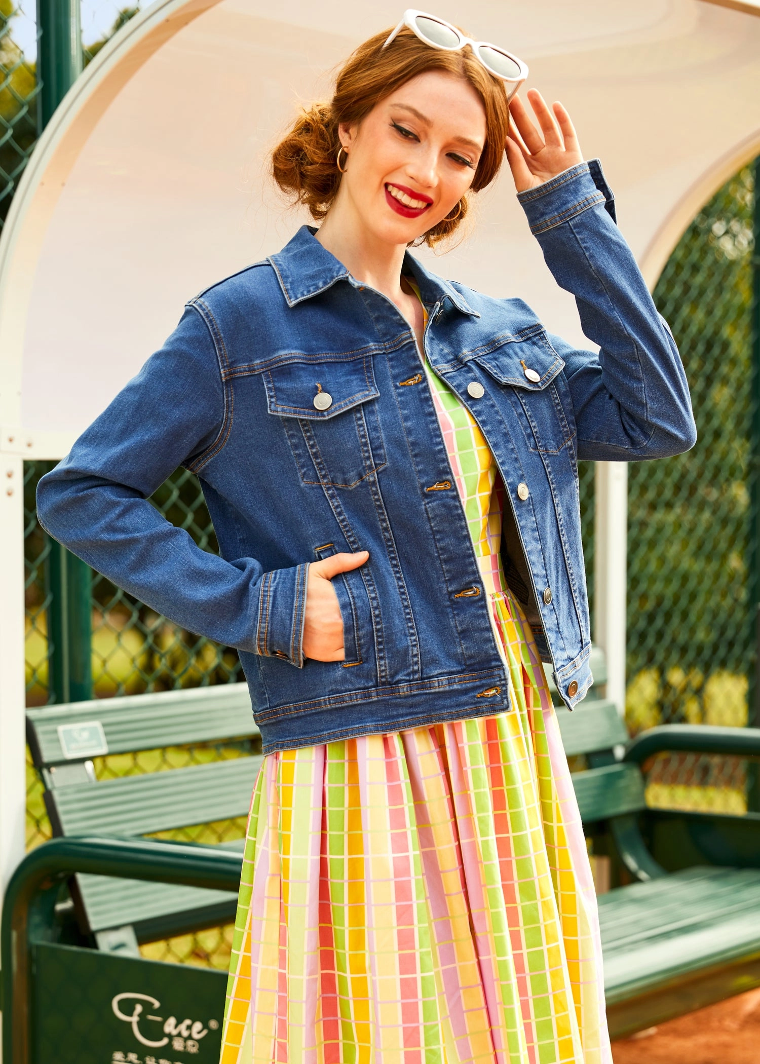 Over the Rainbow Denim Jacket