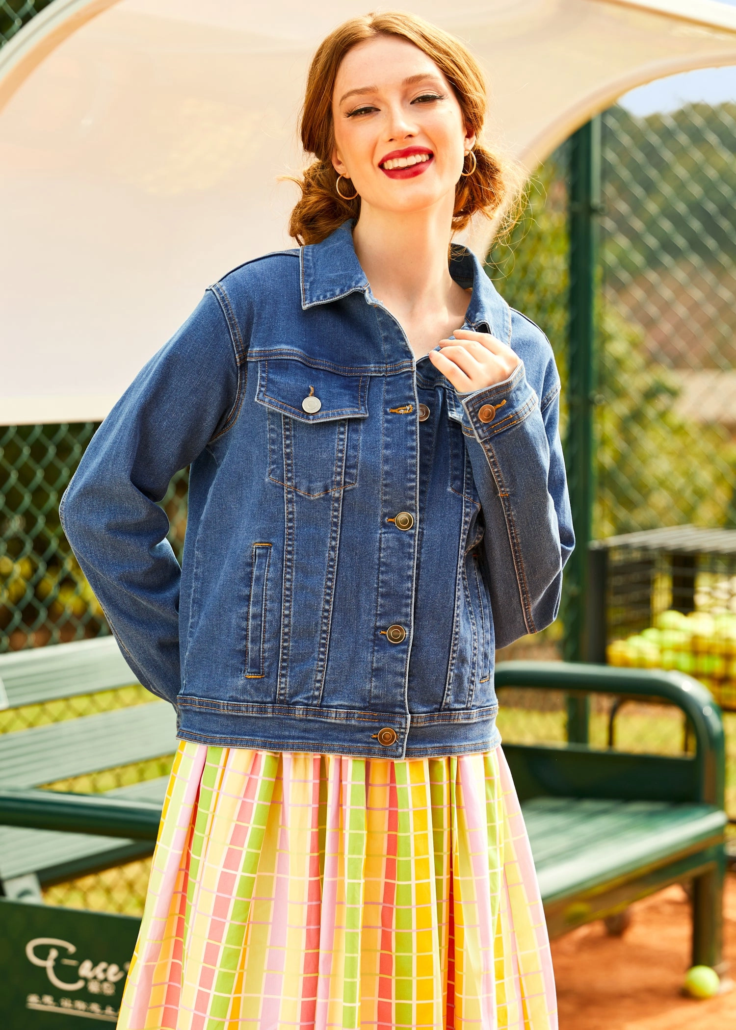Over the Rainbow Denim Jacket