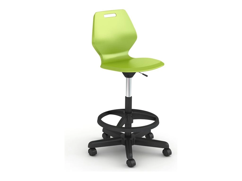 Paragon A&D Ready - Stool - swivel - injection molded polypropylene - purple READYSTLA-PT