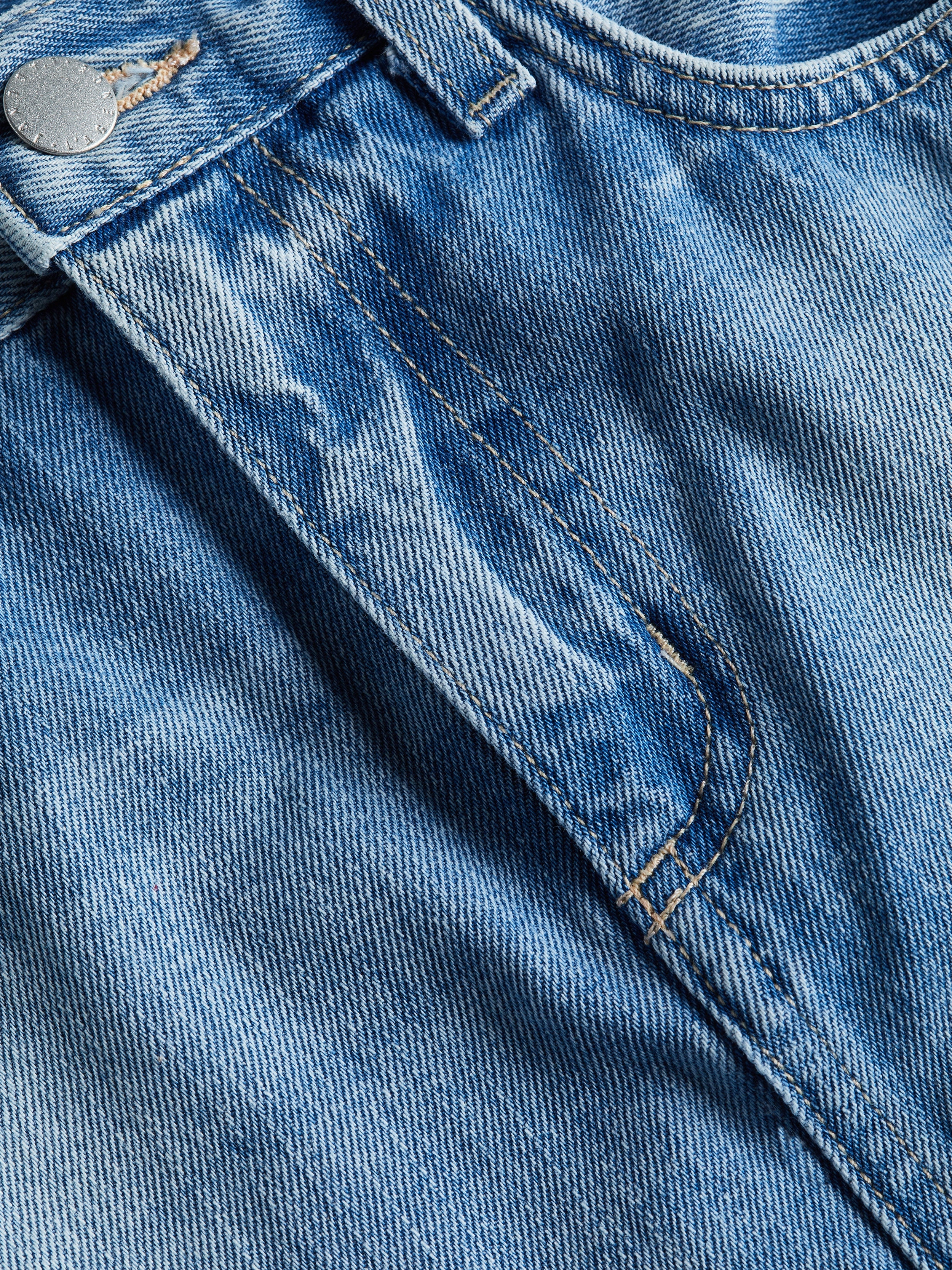 Paris Denim Mini Skirt