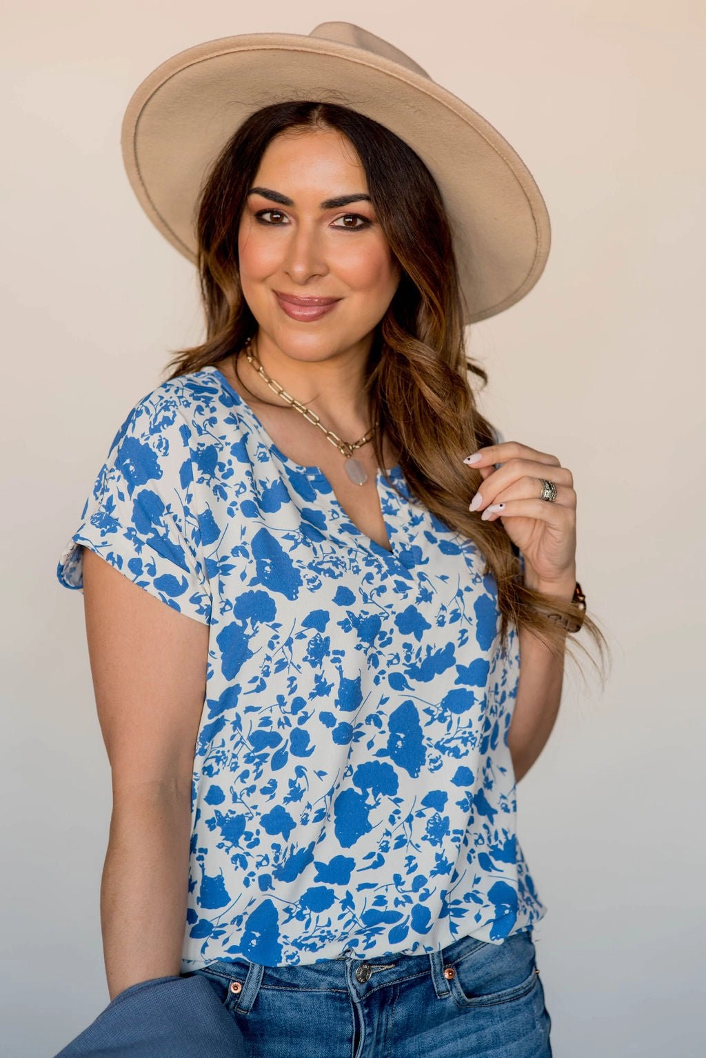 Petunia V-Neck Blouse