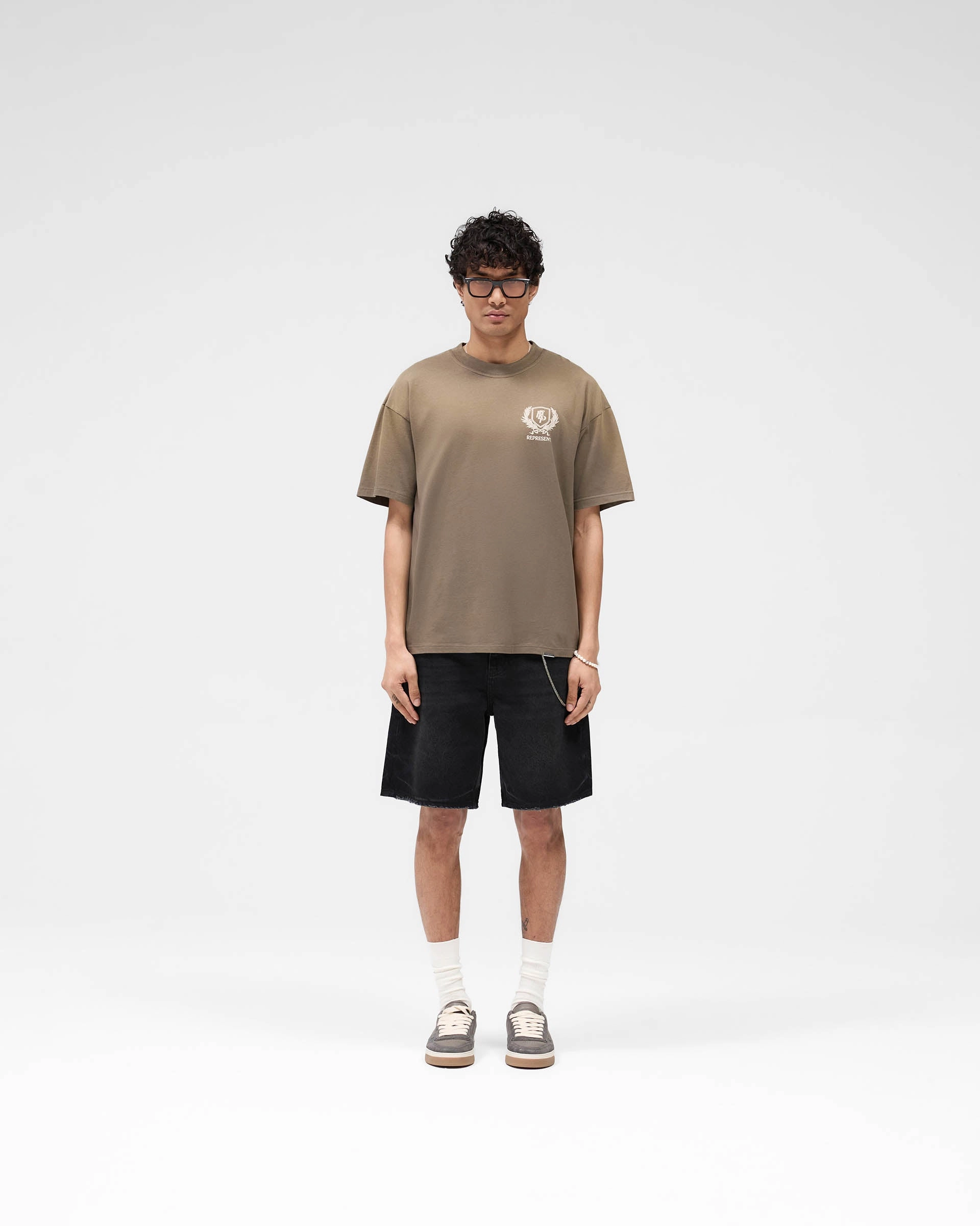 R10T Tailored Denim Shorts - Black
