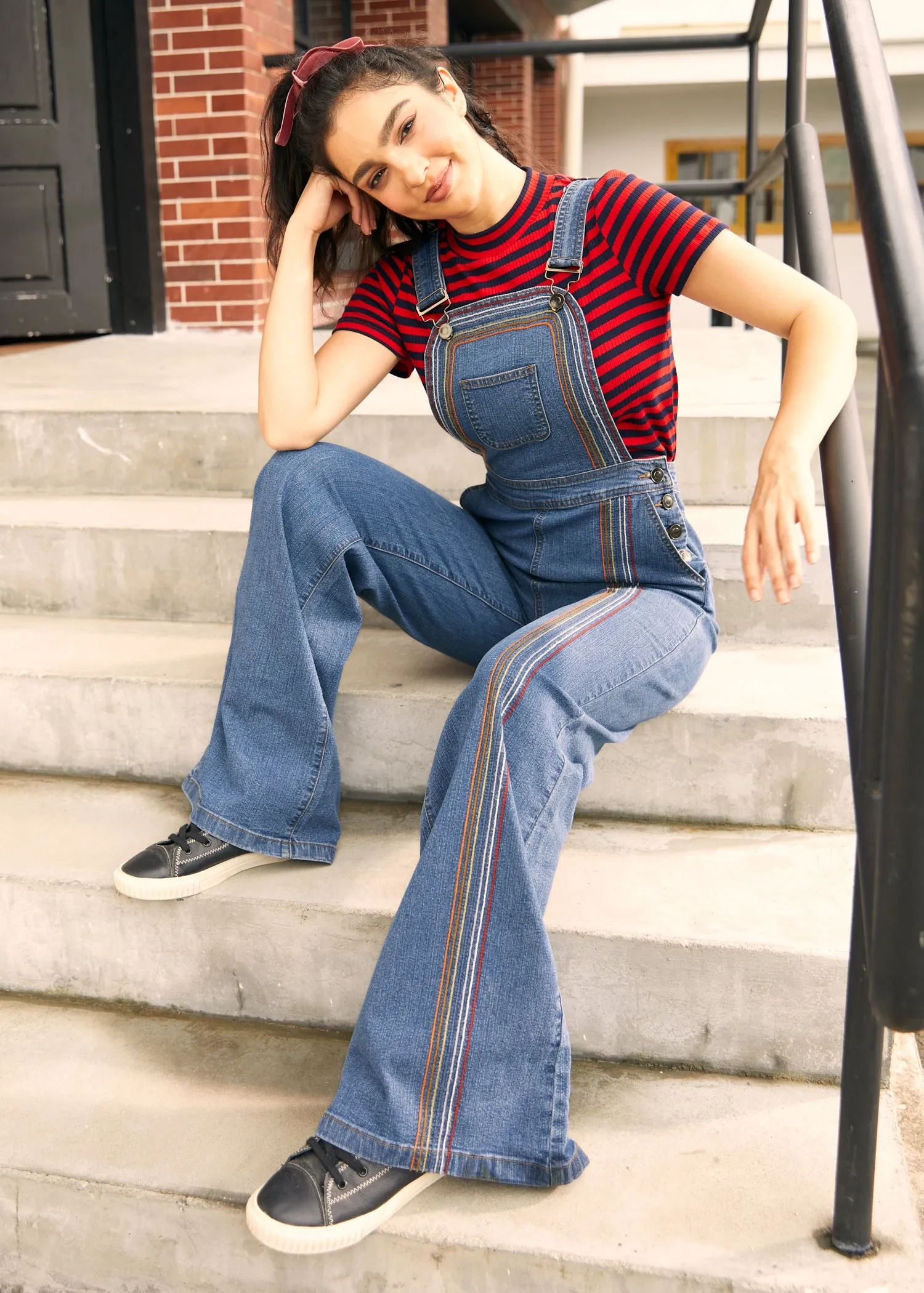 Rainbow With Me Overalls