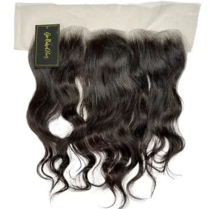 Raw Indian Wavy 13x4 Transparent Lace Human Hair Frontal