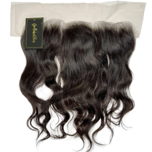 Raw Indian Wavy 13x4 Transparent Lace Human Hair Frontal