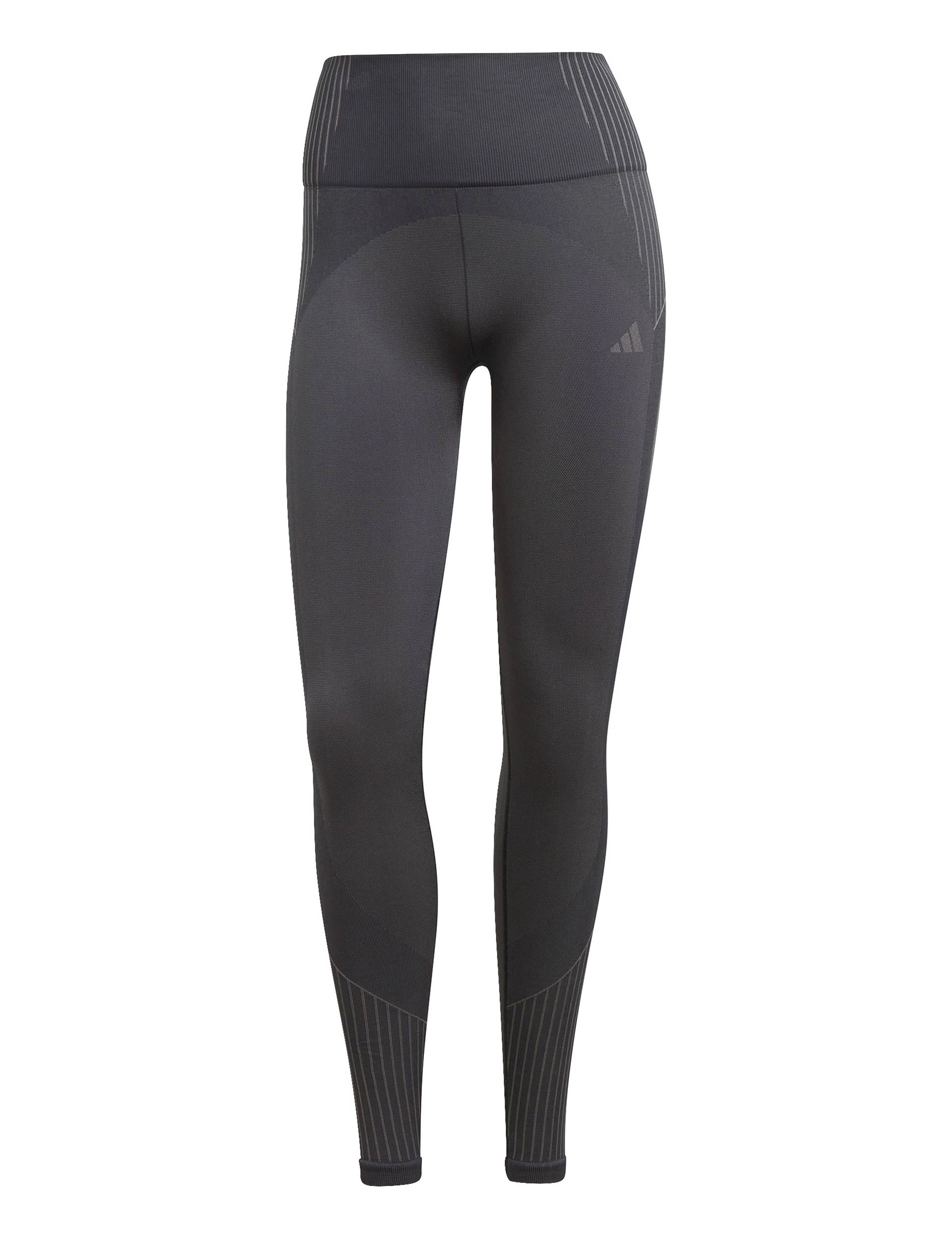 Seamless Branded 7/8 Leggings - Black