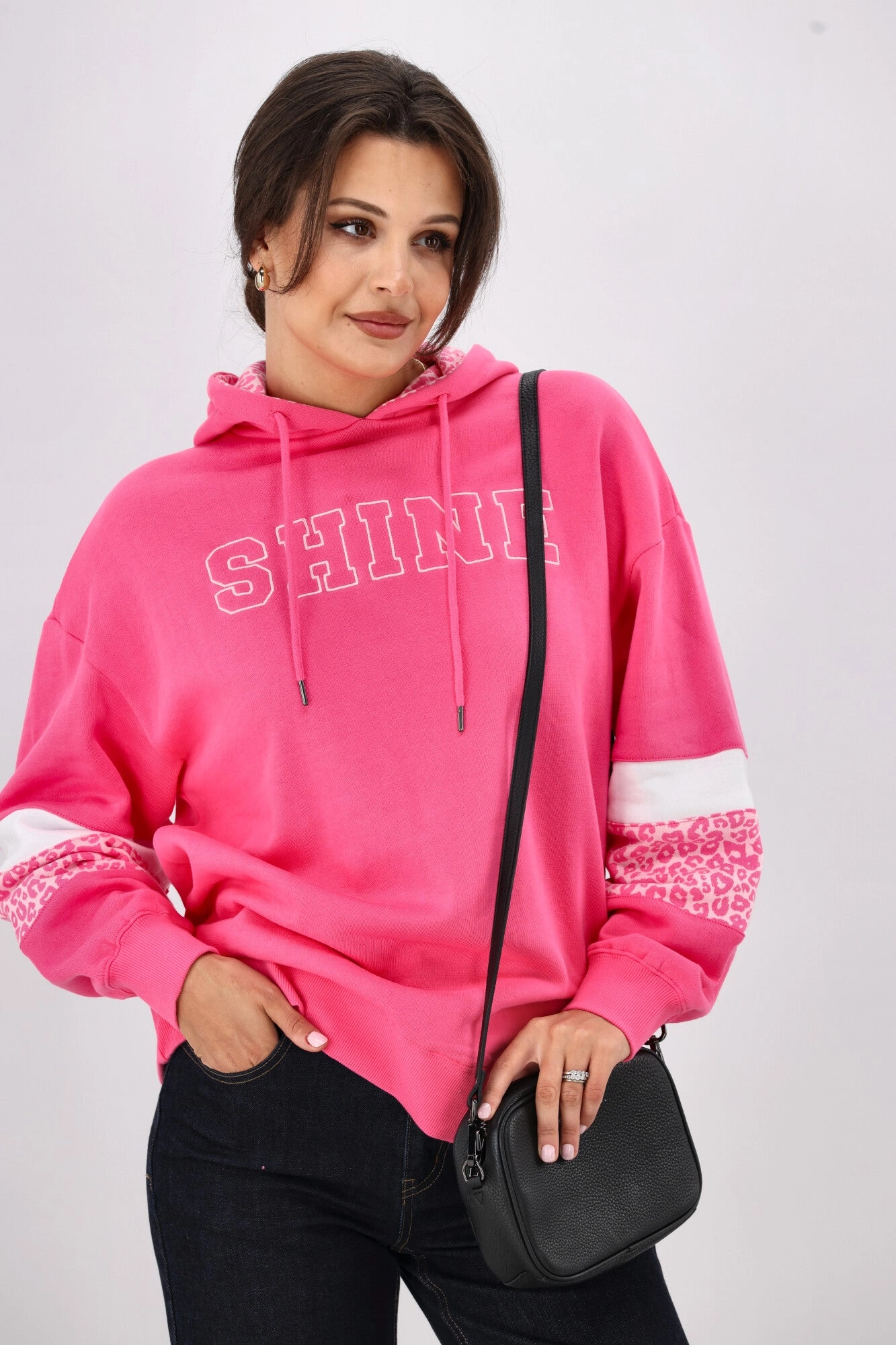 Shine On Label Nina Hoodie Pink