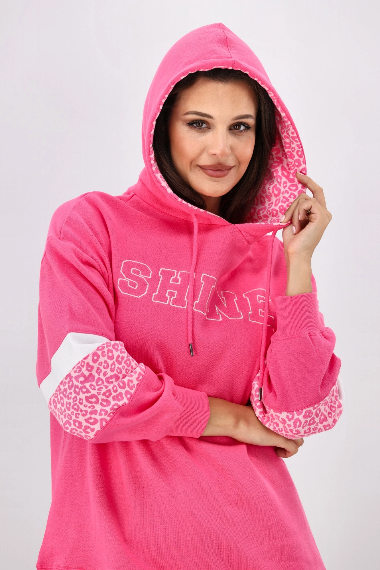 Shine On Label Nina Hoodie Pink