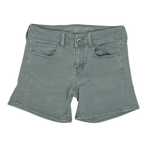 Shorts By American Eagle In Green Denim, Size:4