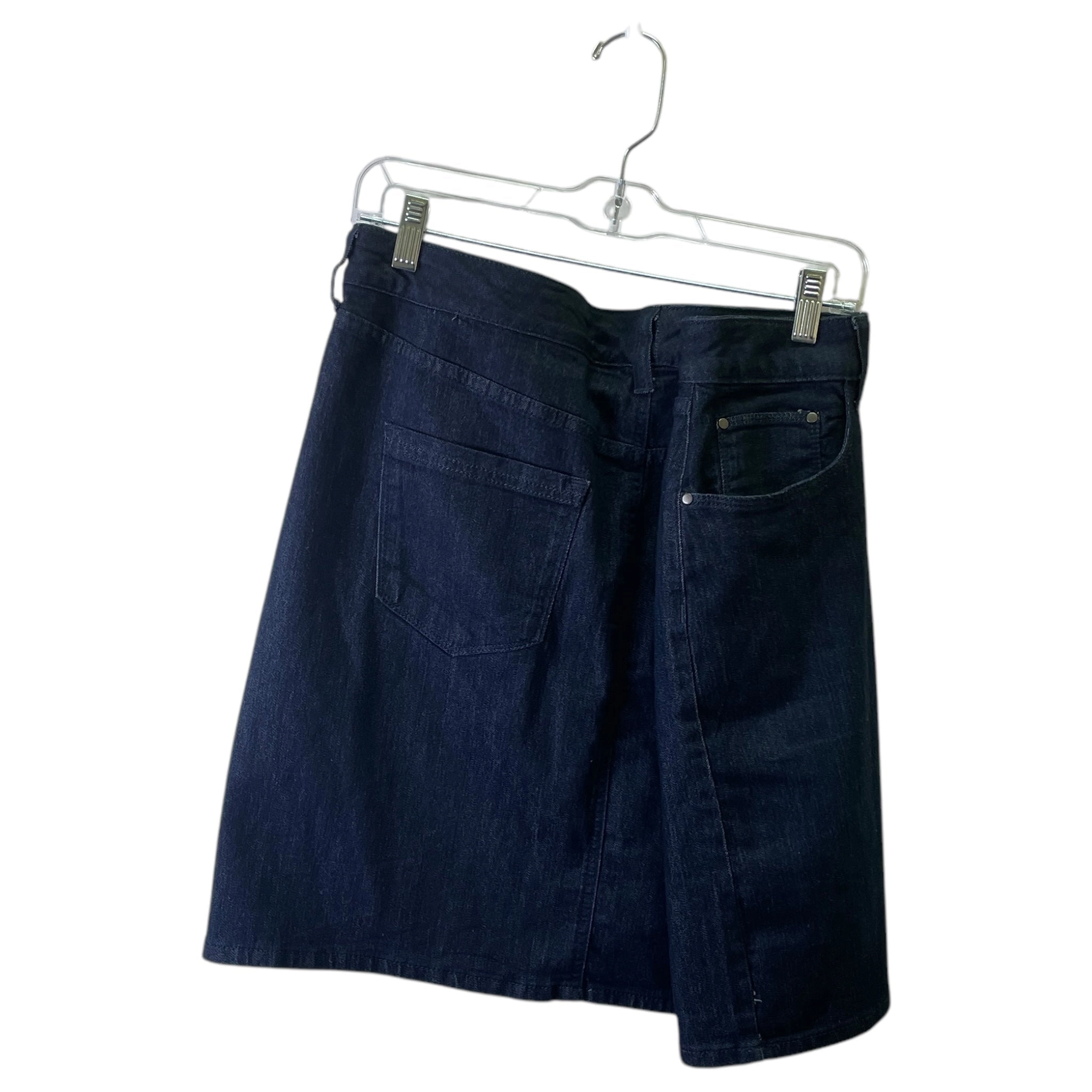 Skort By Croft And Barrow In Blue Denim, Size:16