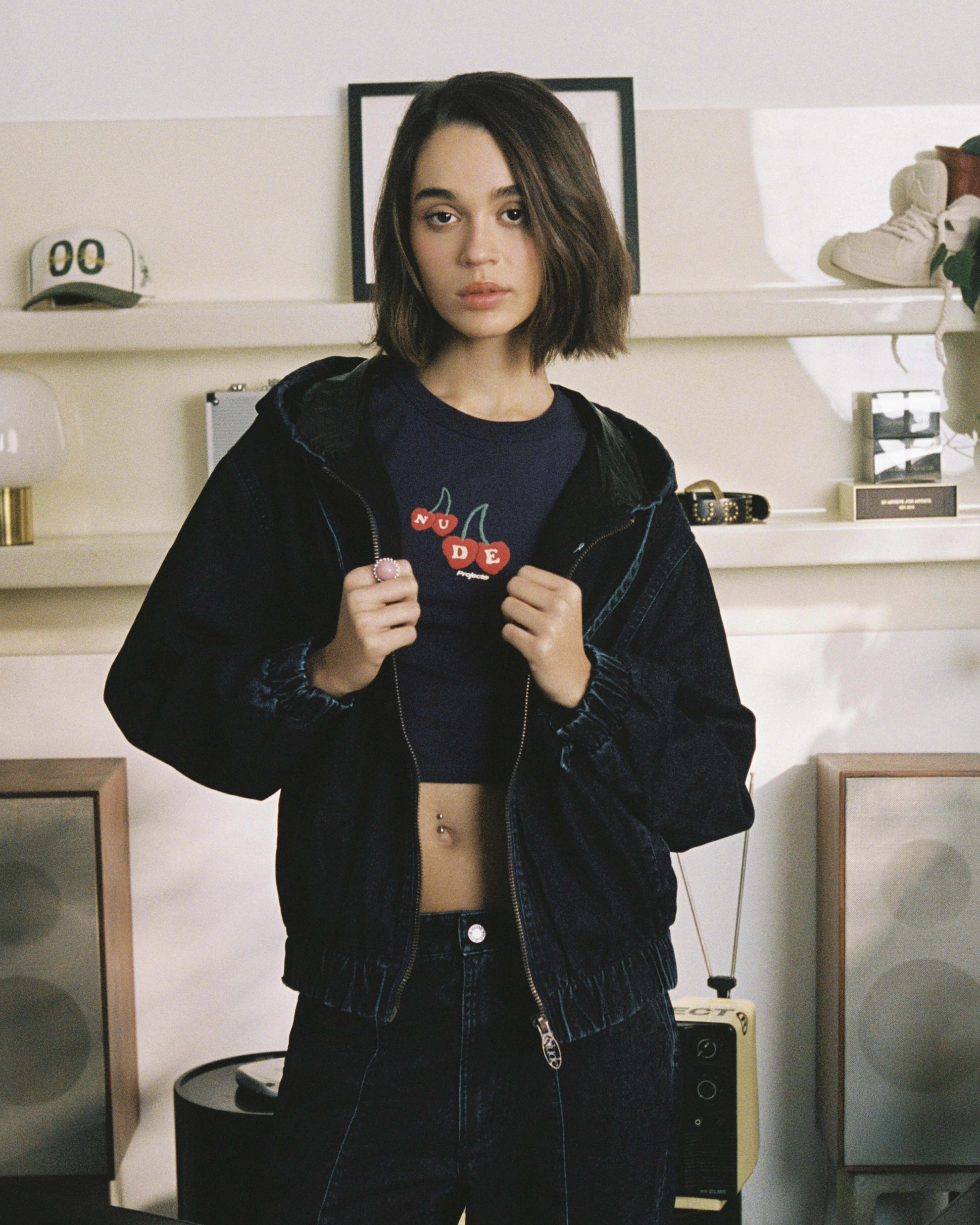 Soft Velvet Denim Jacket
