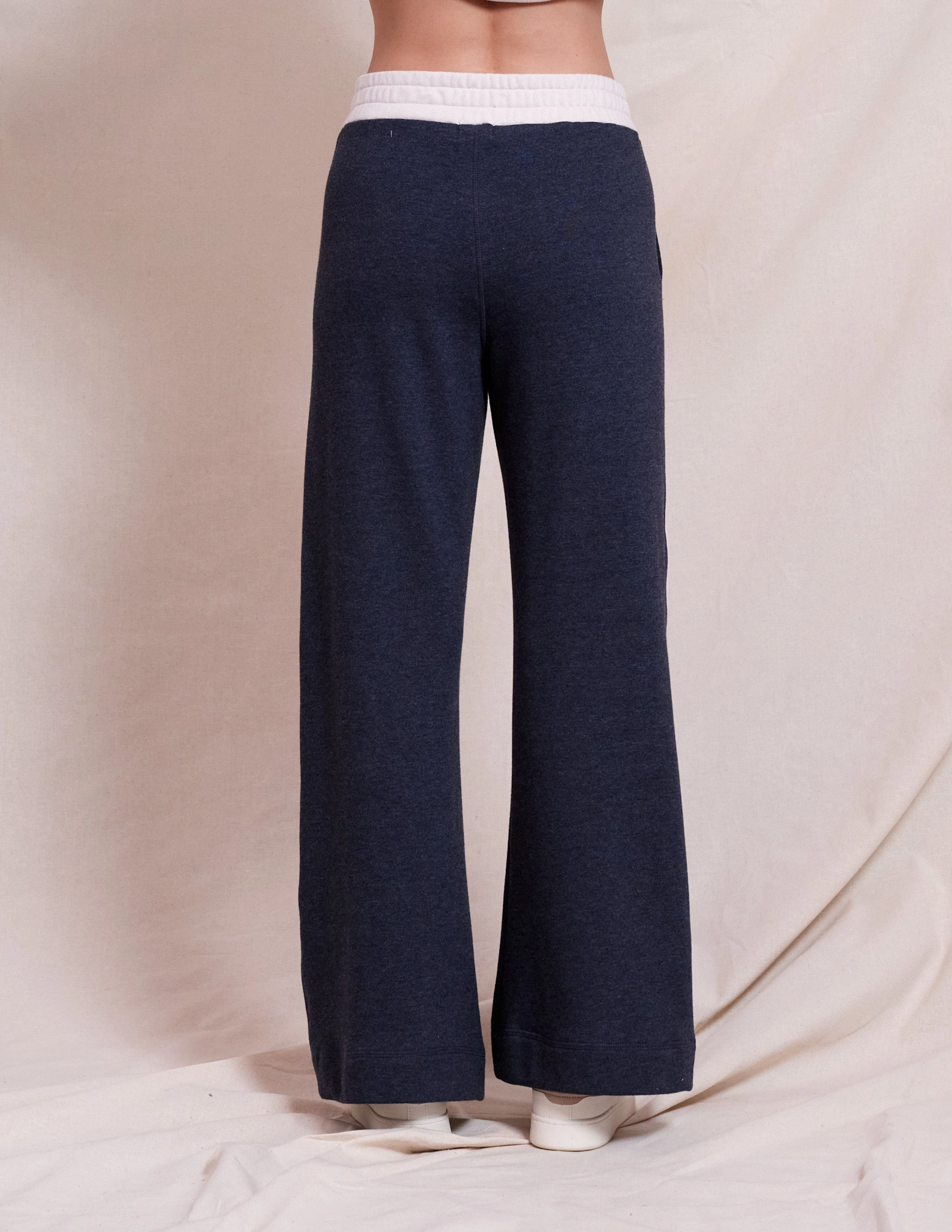 Sundry Color Blocked Pant in Deep Navy
