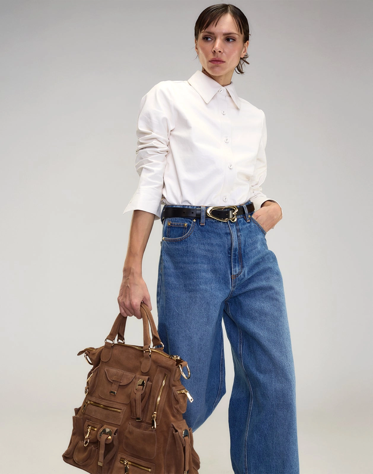 The London Leather Button Up Shirt