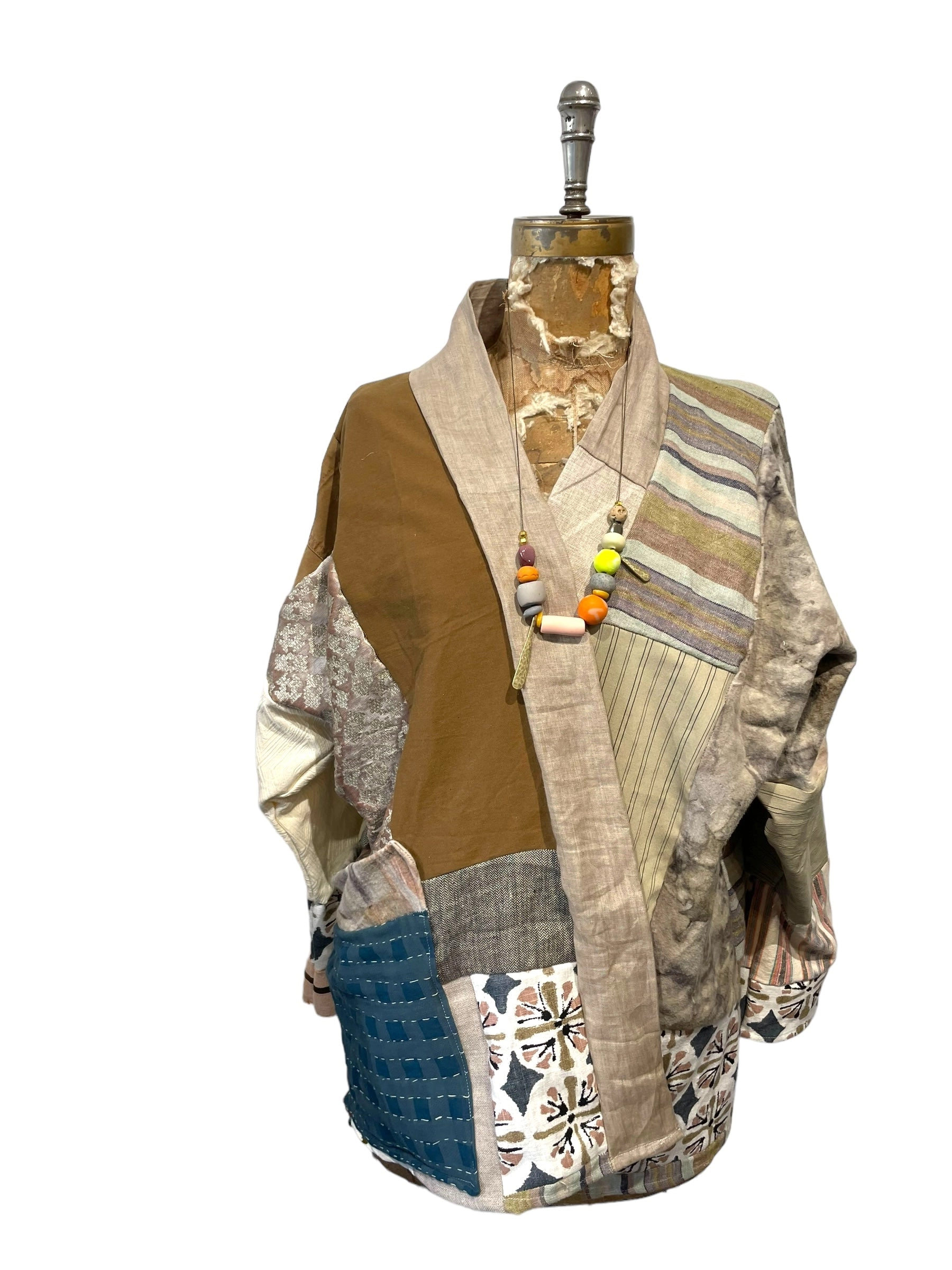 vintage , patchwork jacket