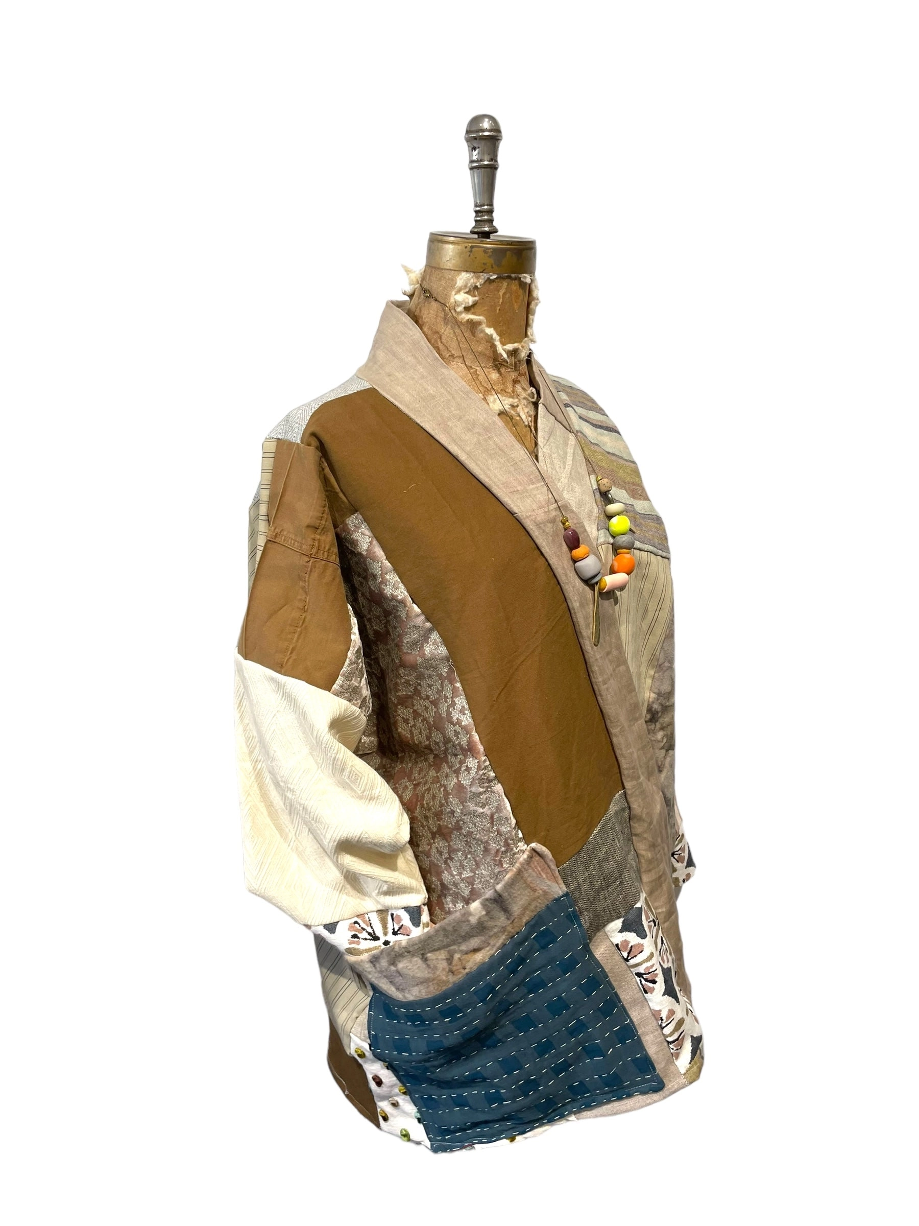 vintage , patchwork jacket