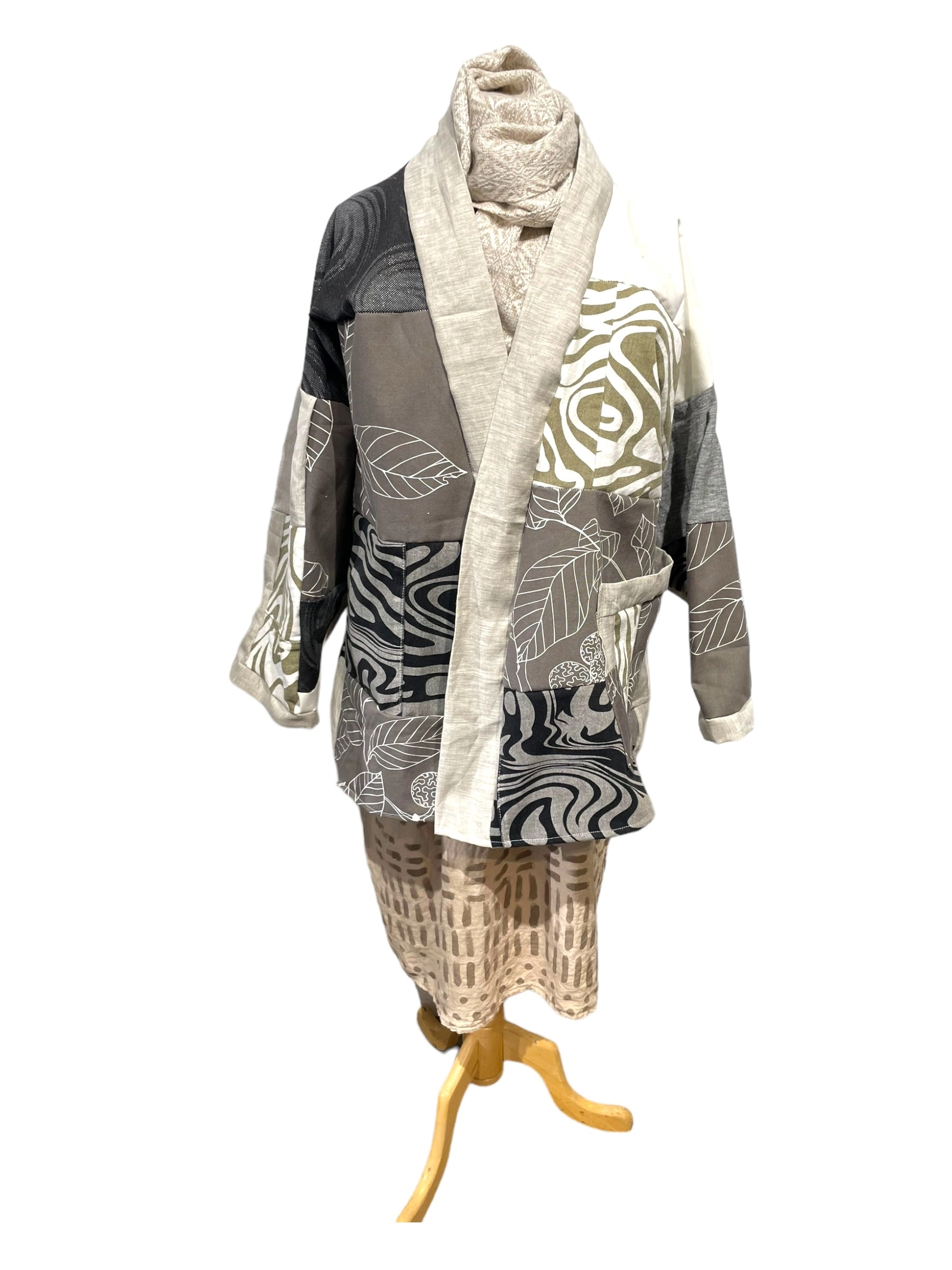 vintage , patchwork jacket