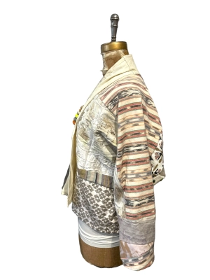 vintage , patchwork jacket