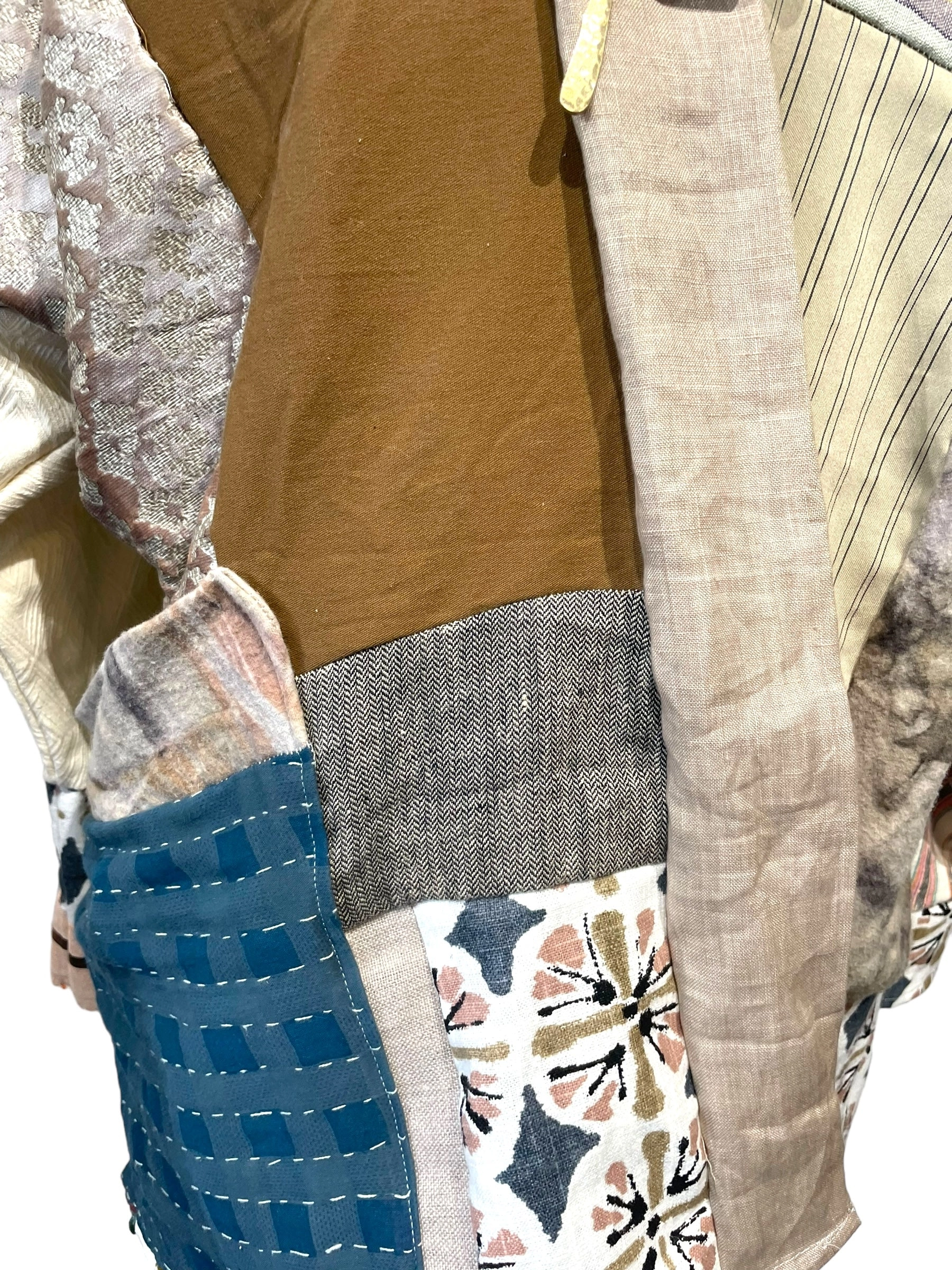 vintage , patchwork jacket