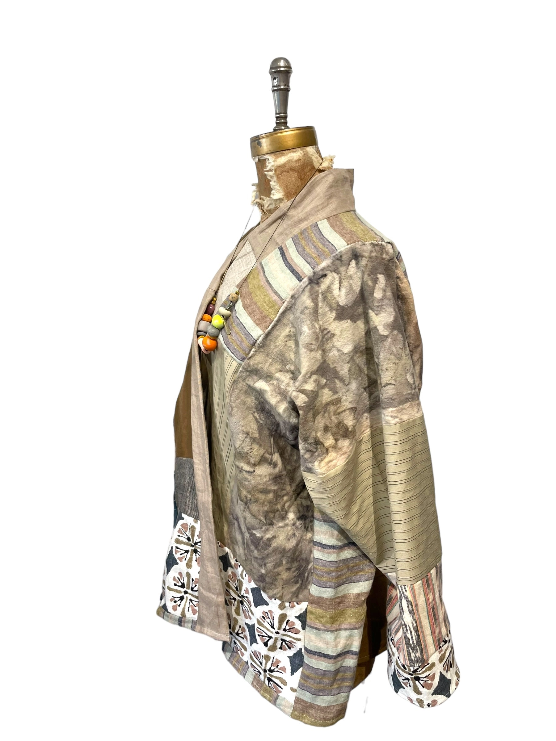 vintage , patchwork jacket