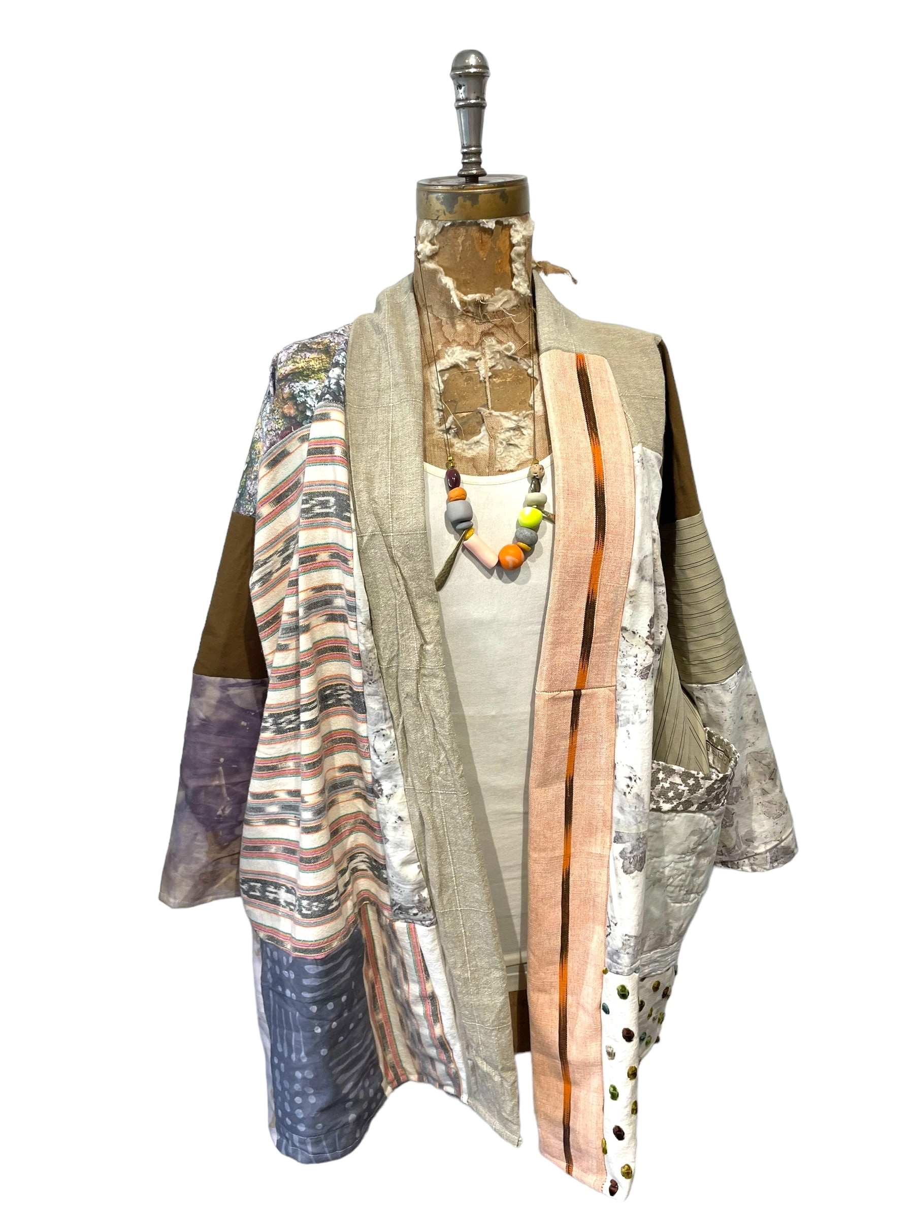 vintage , patchwork jacket
