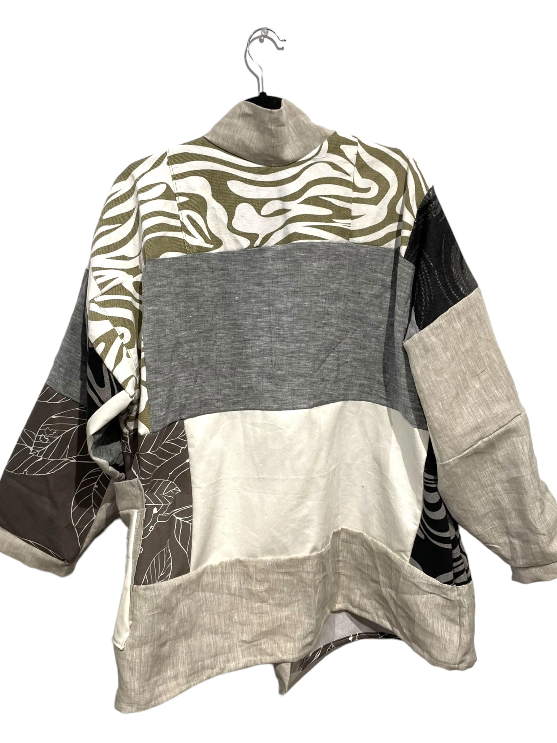 vintage , patchwork jacket
