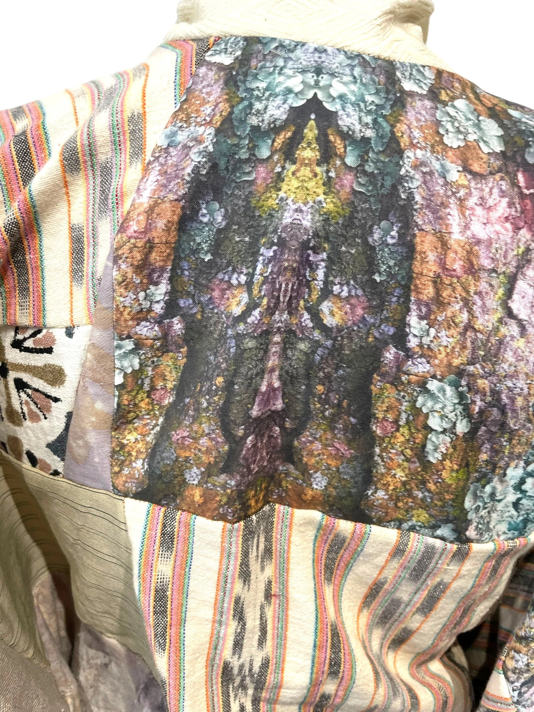vintage , patchwork jacket