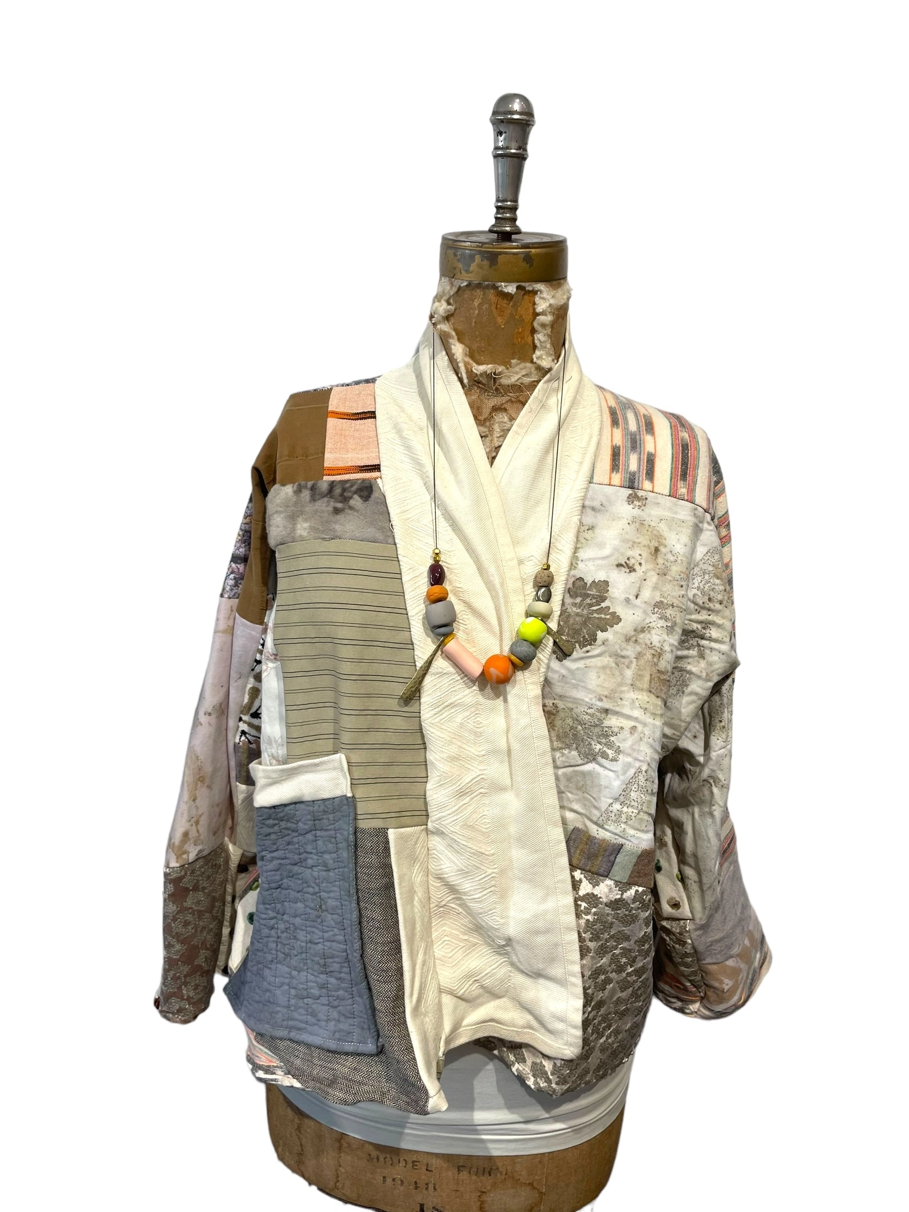 vintage , patchwork jacket