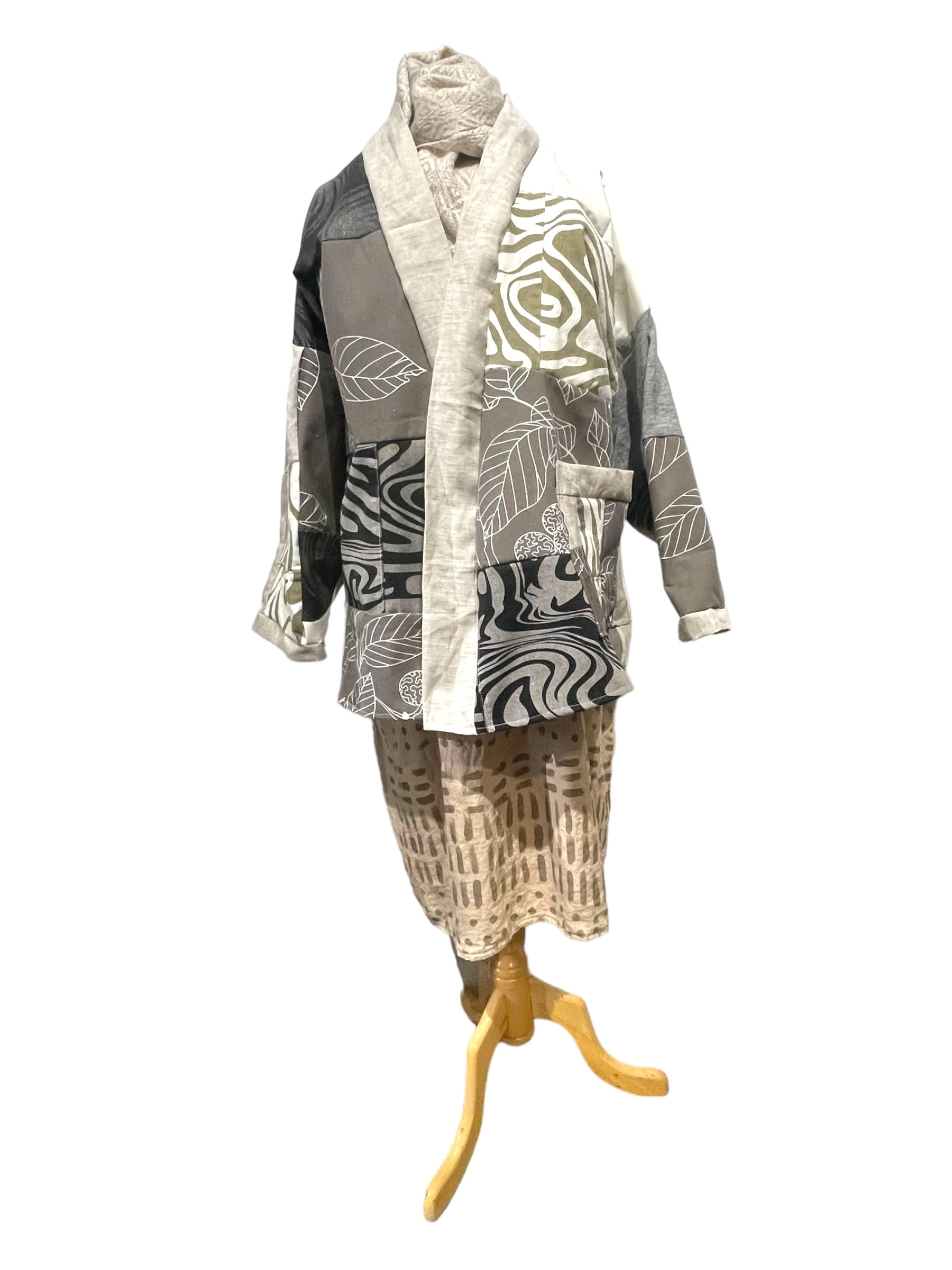 vintage , patchwork jacket