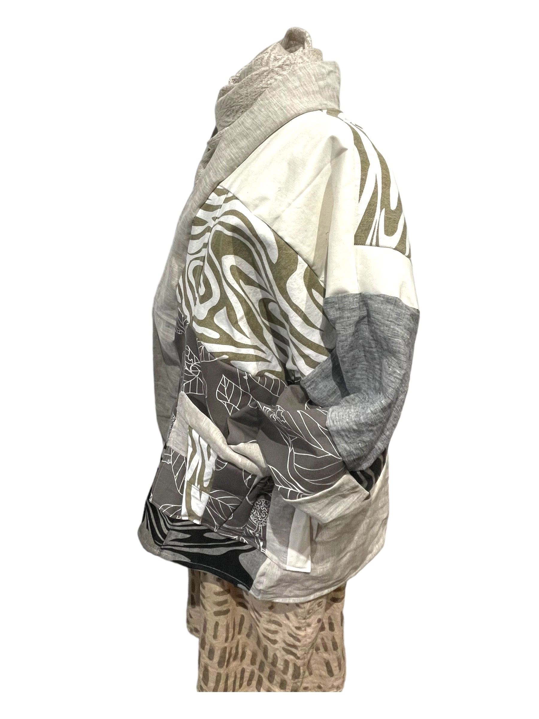 vintage , patchwork jacket
