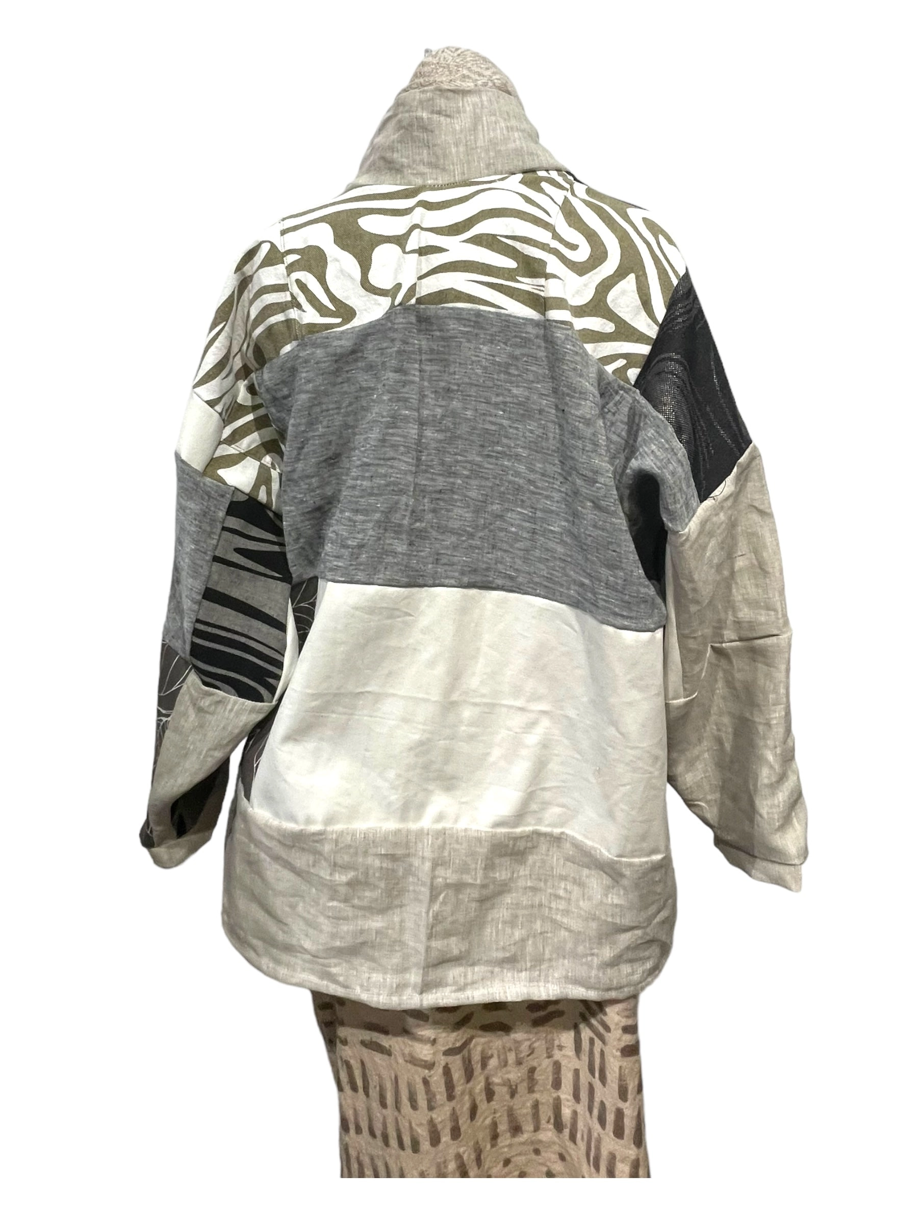 vintage , patchwork jacket